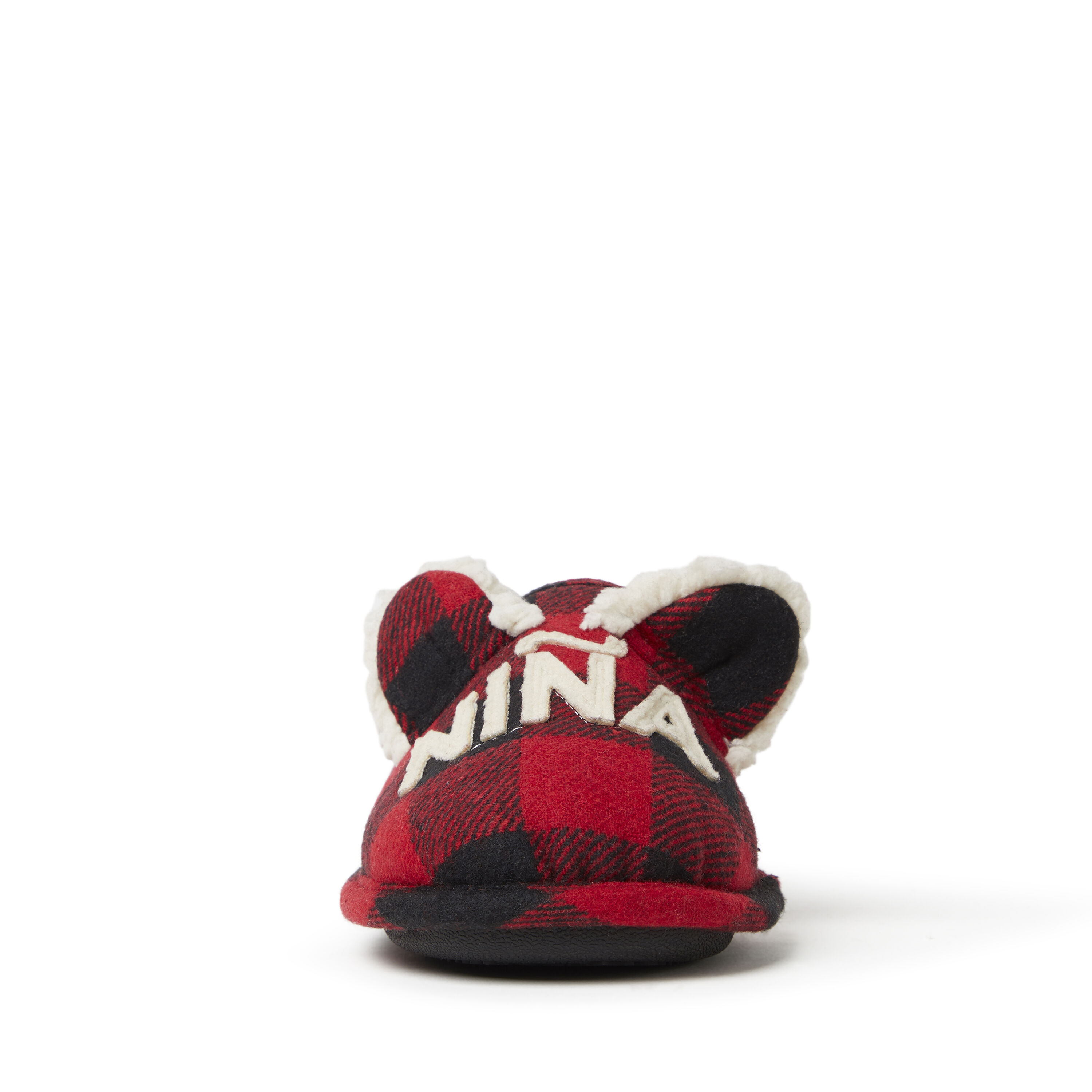 Kids Lil' Bear Buffalo Check Clog Slipper
