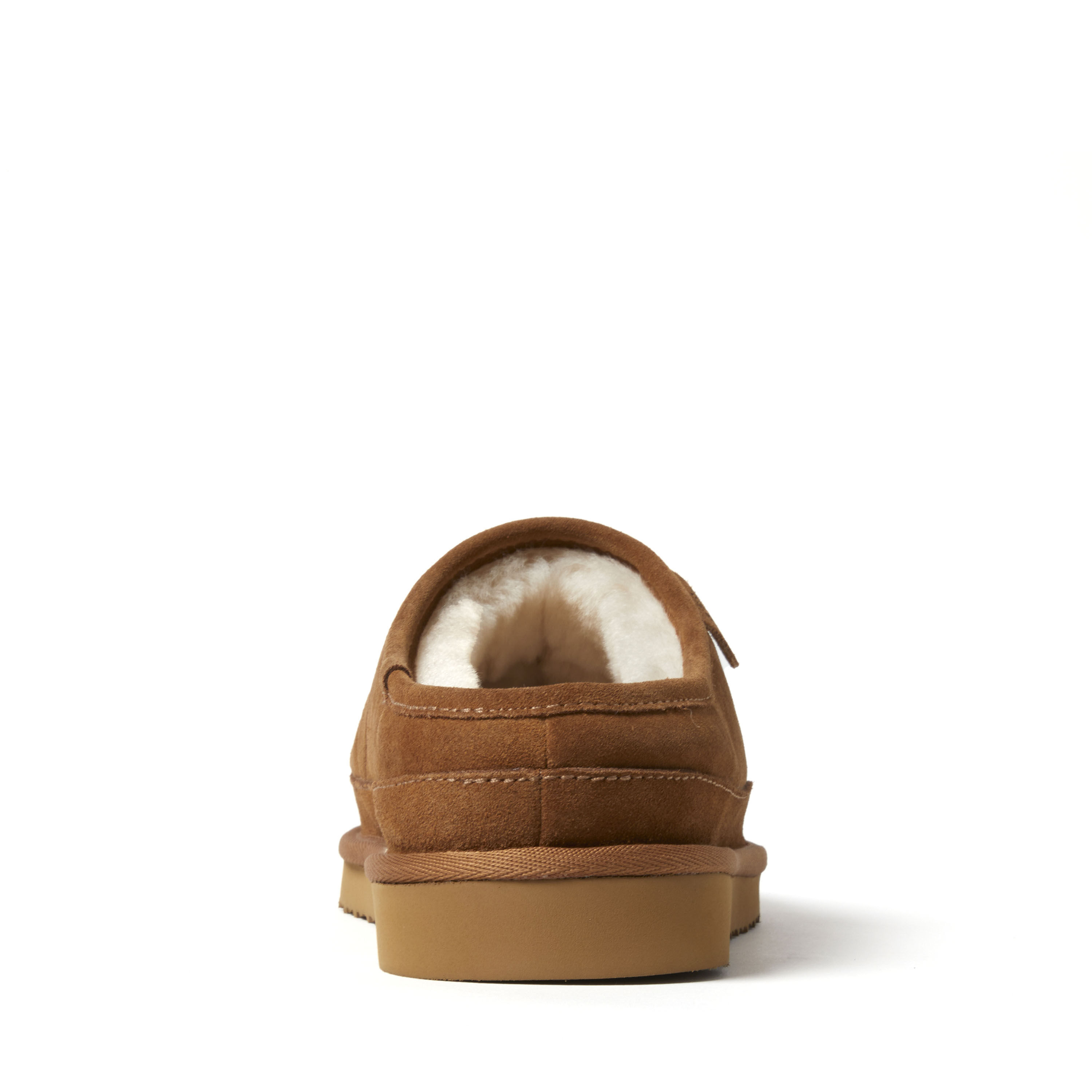 Men's Fireside by Dearfoams Grafton Quilted Genuine Shearling Clog