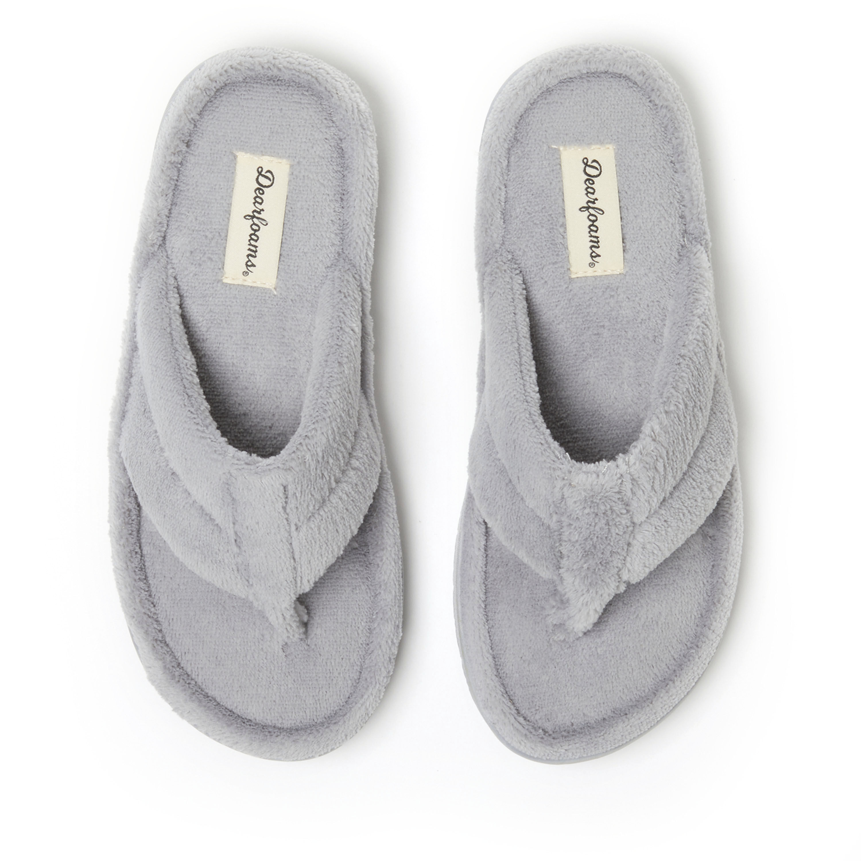 Dearfoams flip flop slippers sales
