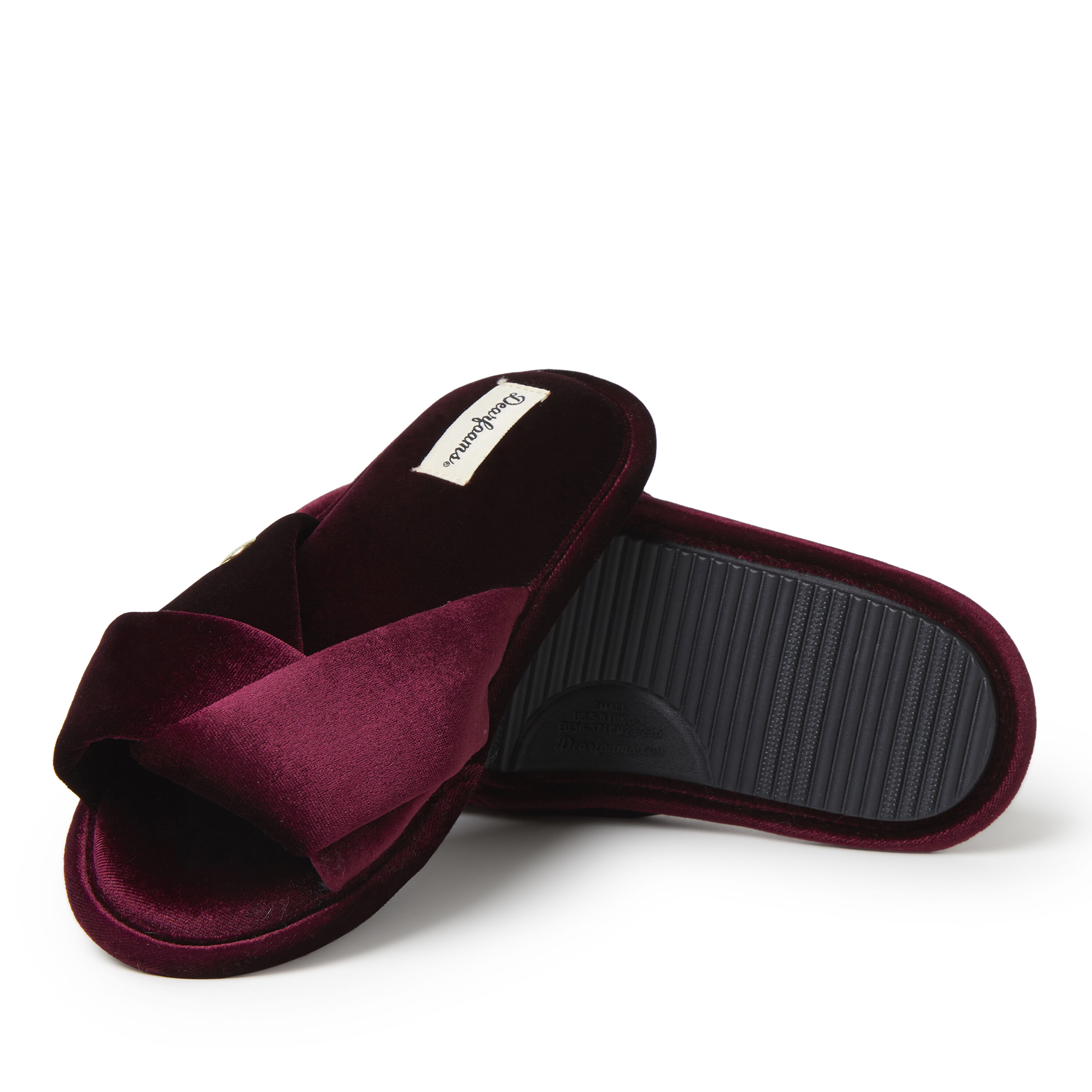 Women's Jules Shiny Velour Twist Vamp Slide
