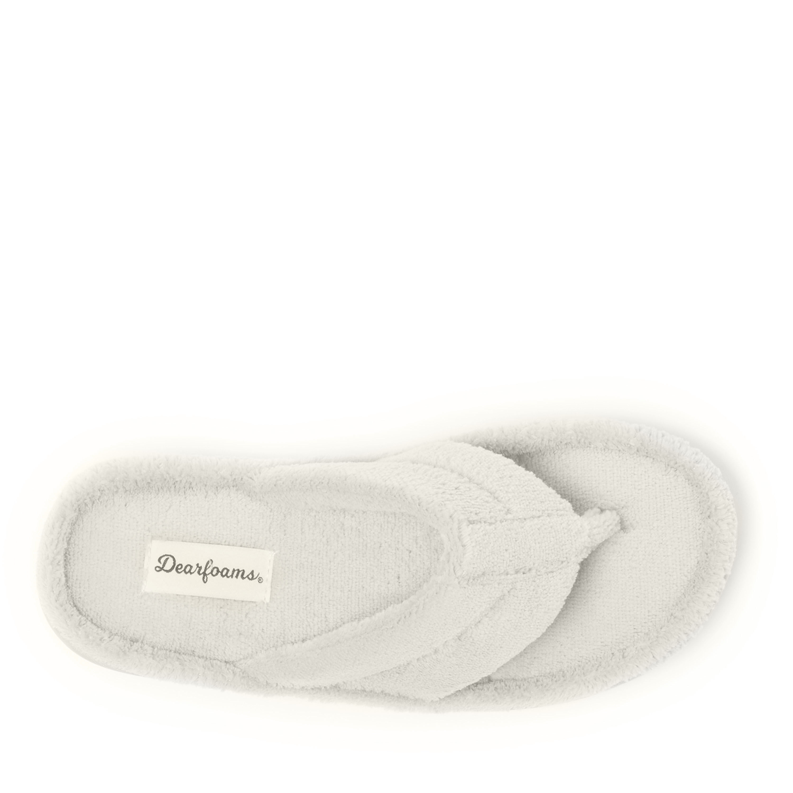 Dearfoam womens outlet flip flop slippers