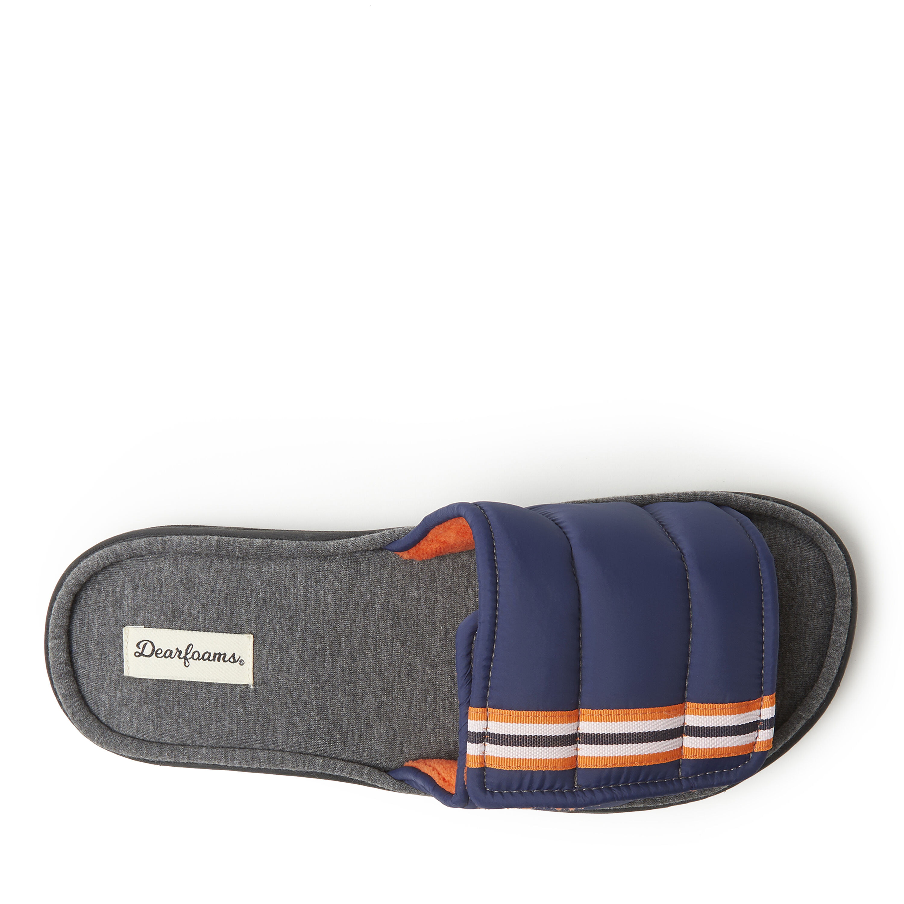 Dearfoams men's cheap slide slipper