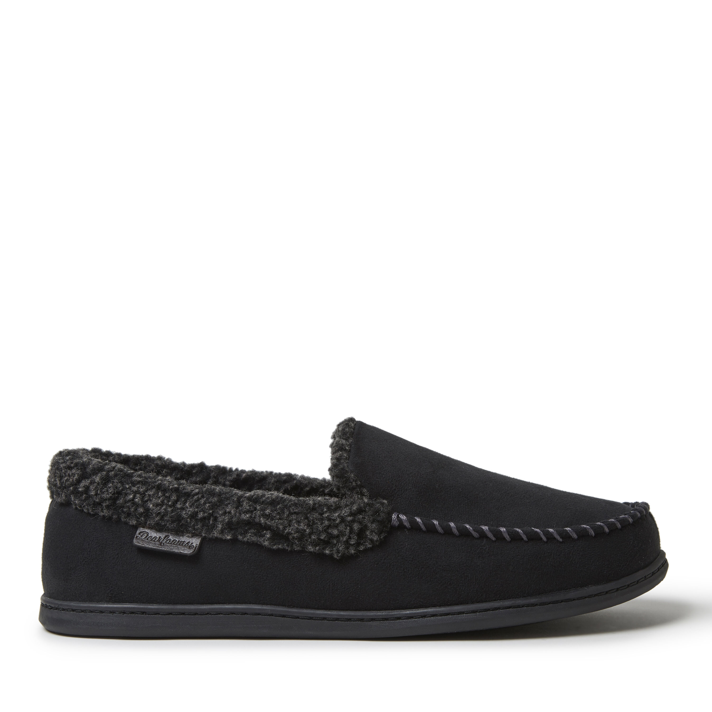 Men's eli microsuede new arrivals moccasin with whipstitch slipper