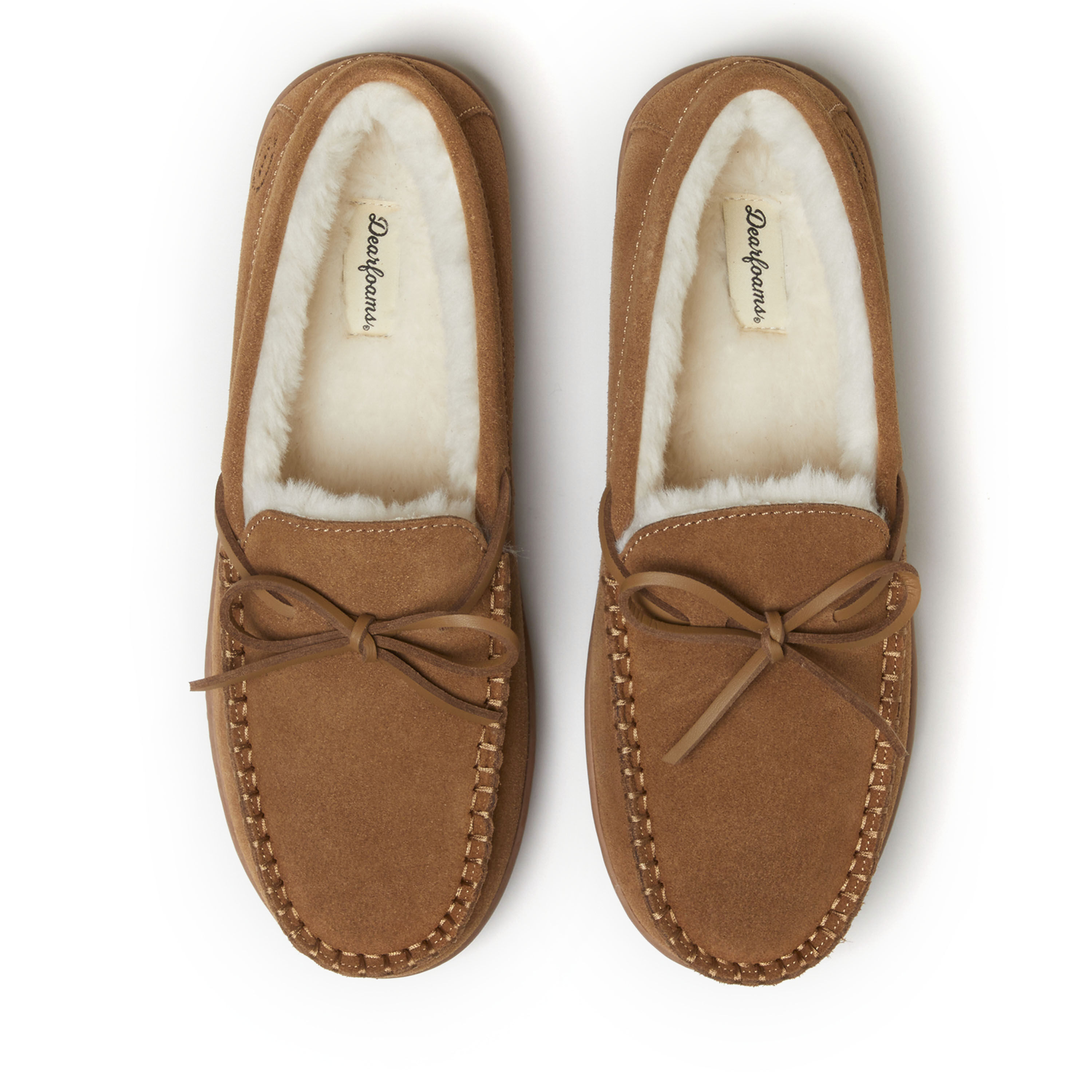 Men's Douglas Genuine Suede Moc With Tie