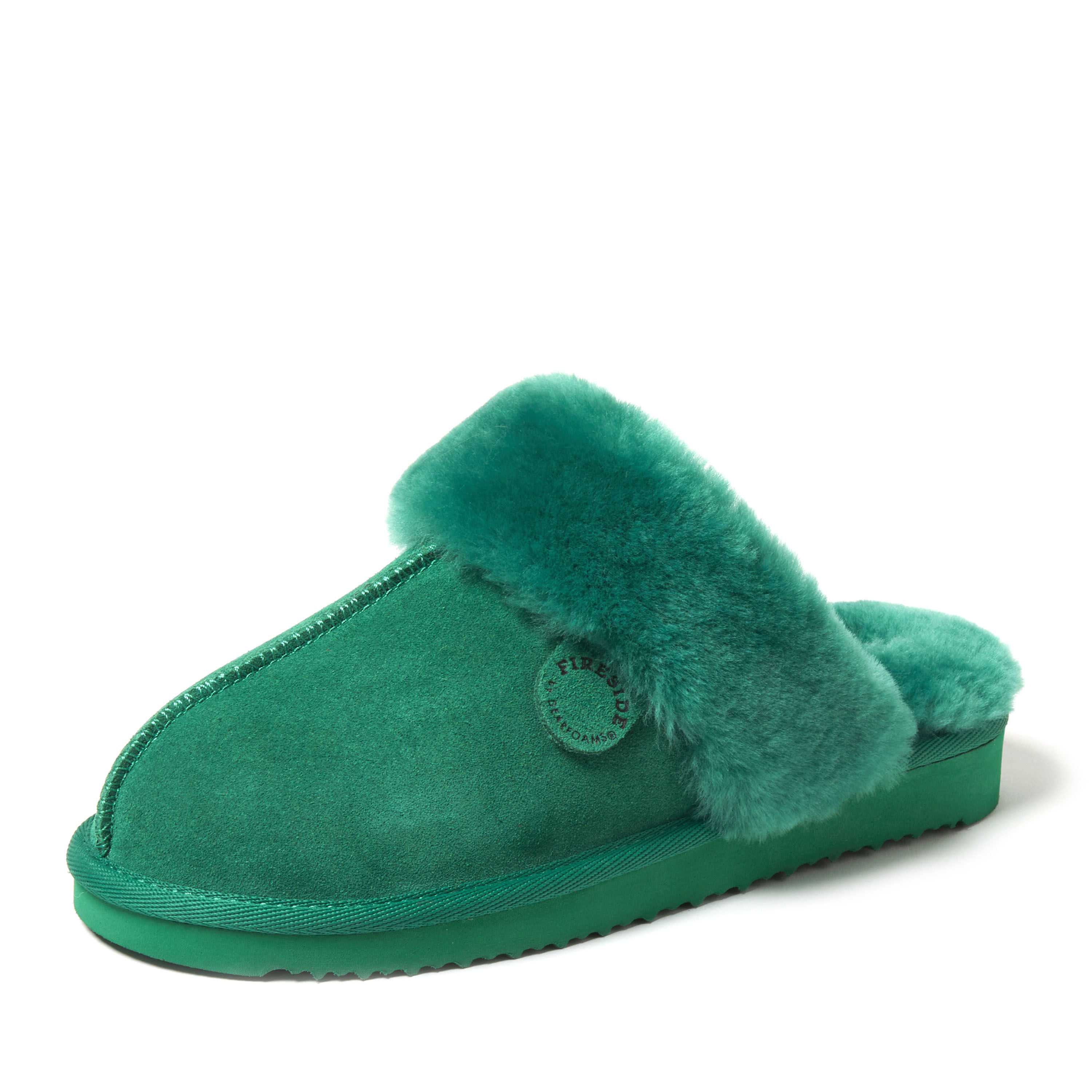 Fireside by dearfoams women's best sale sydney genuine shearling scuff