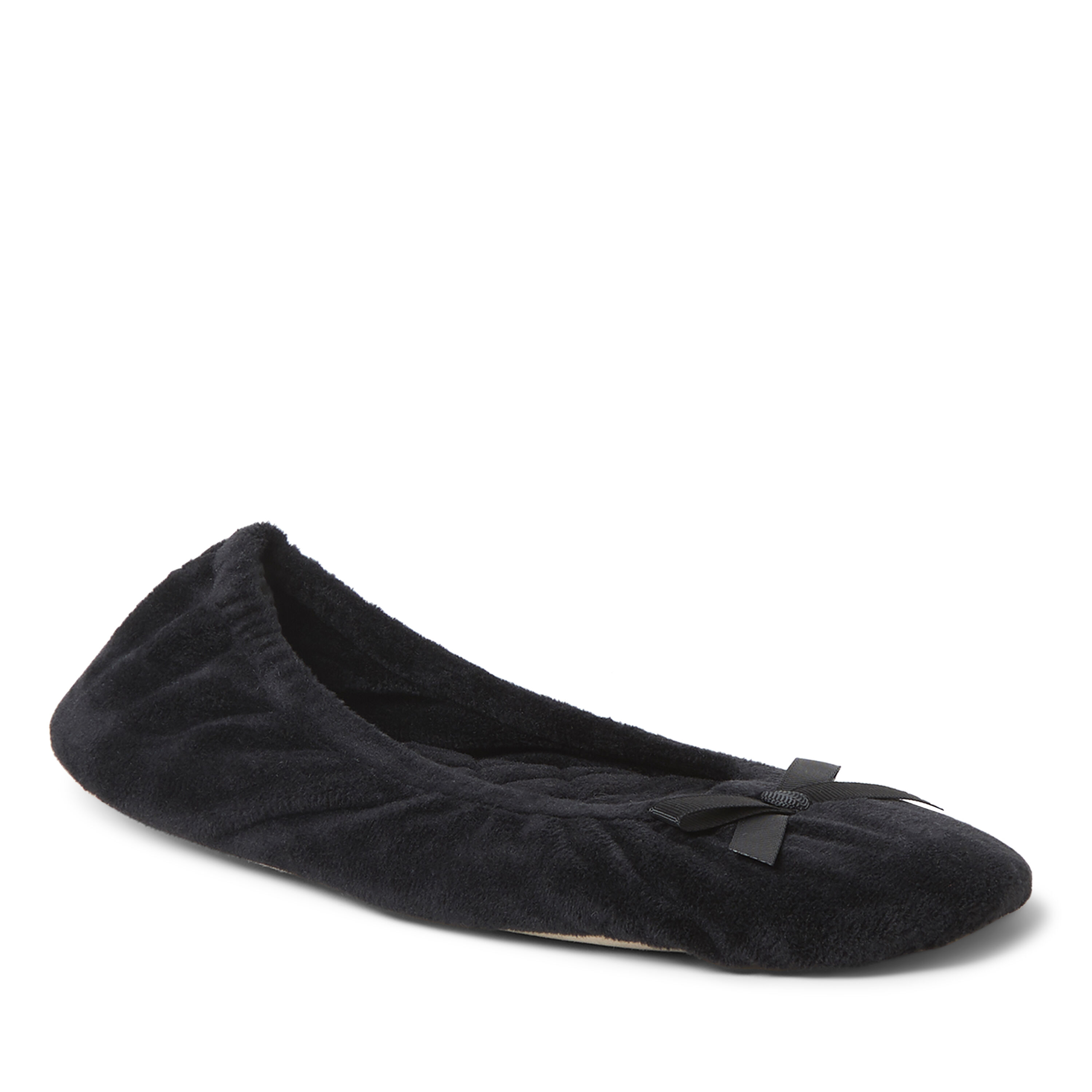 Df by dearfoams women's sales velour open toe slippers