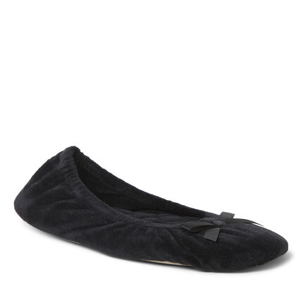 Women's Layla Velour Ballerina Slipper Women's Layla Velour Ballerina Slipper