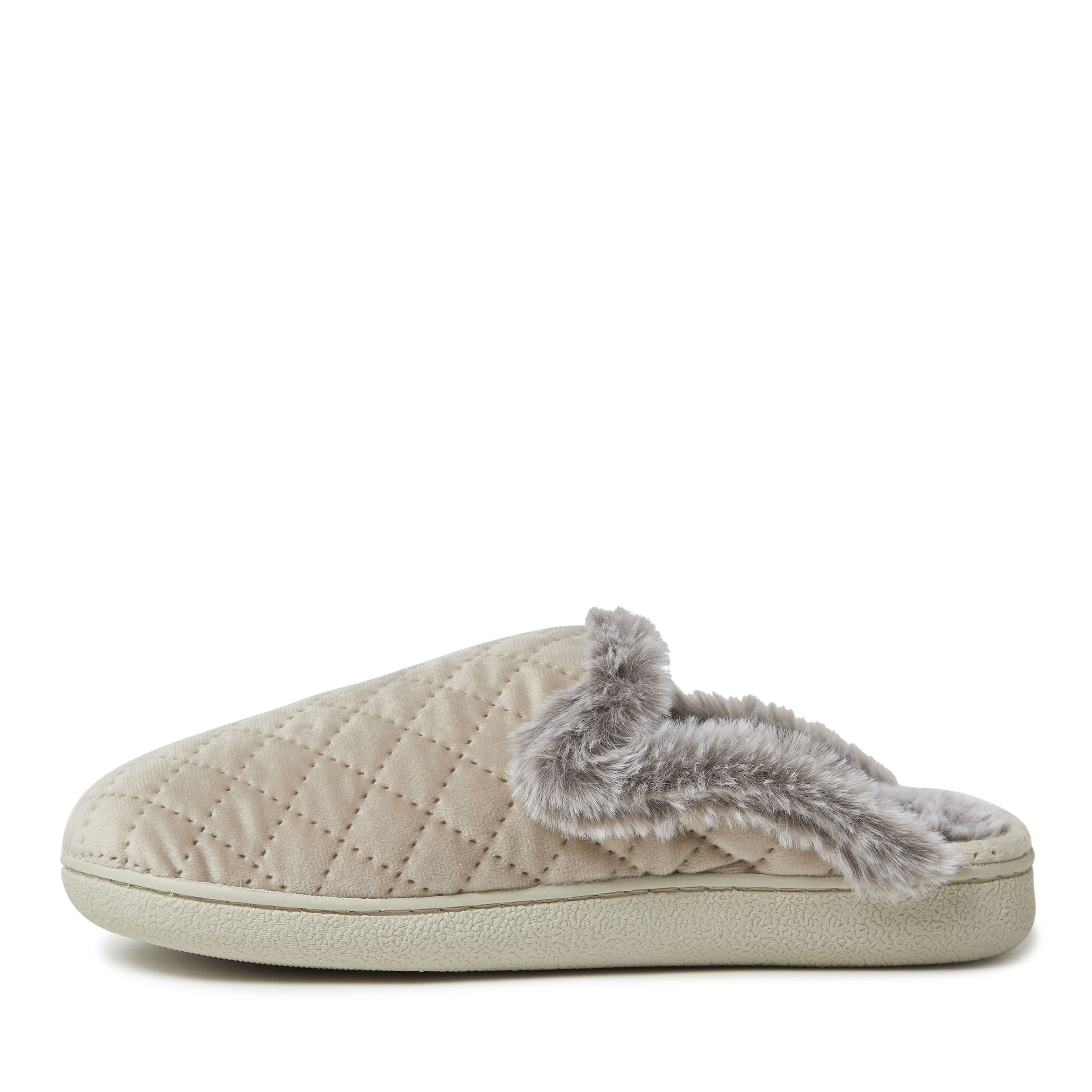 Women's Erin Quilted Velour Scuff Slipper