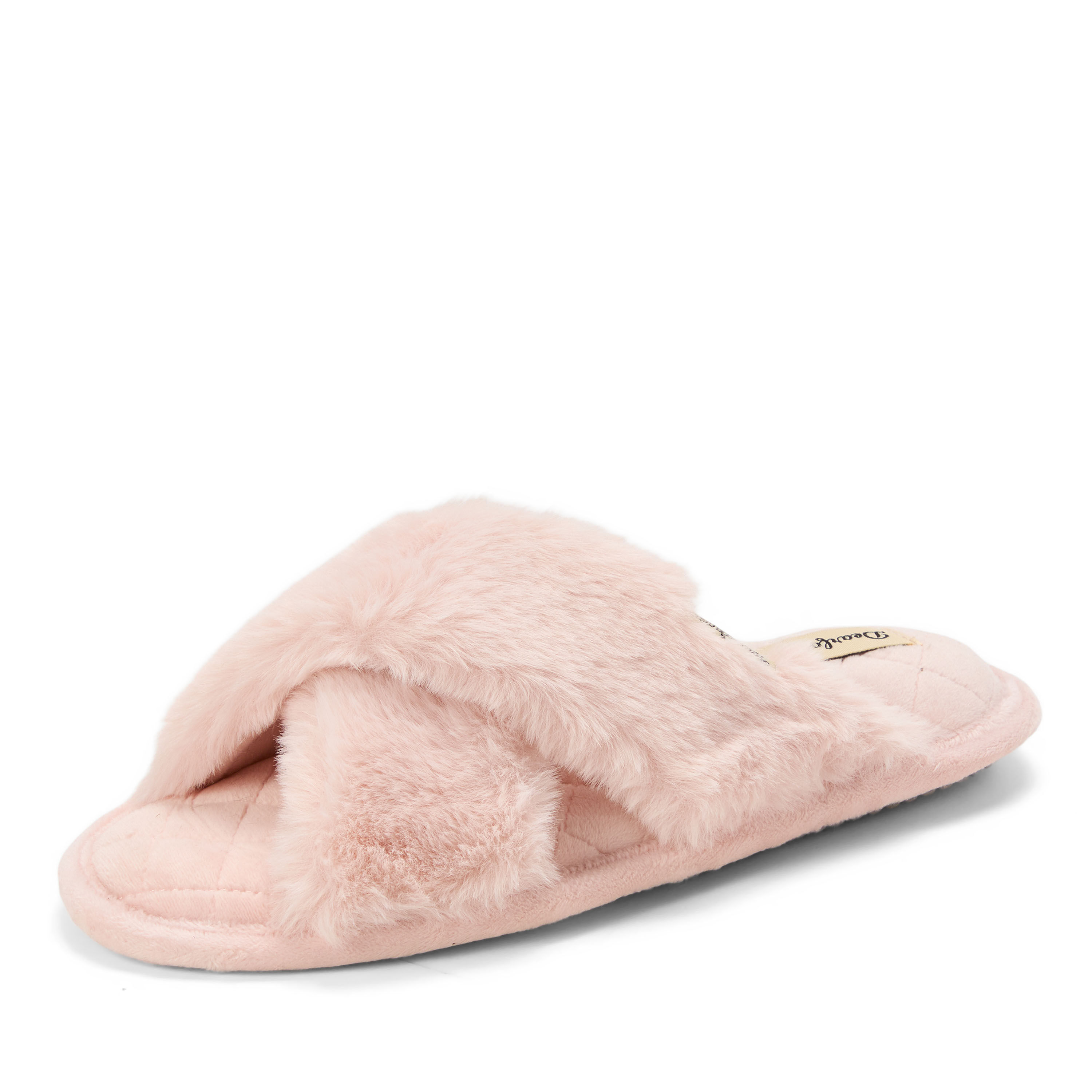 Women's Jessica Furry Crossband Slide Slipper
