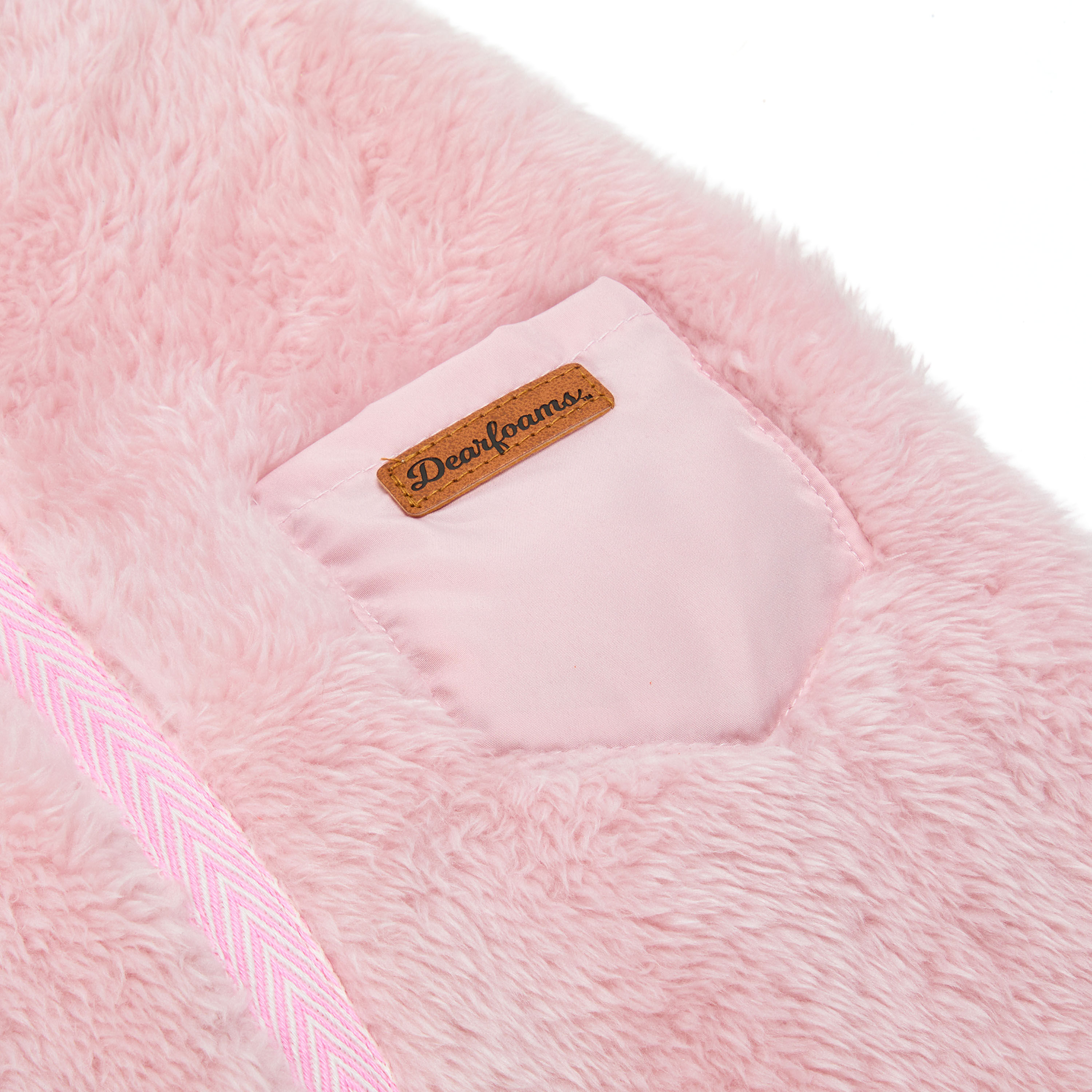 Plush Dog Jacket in Pink