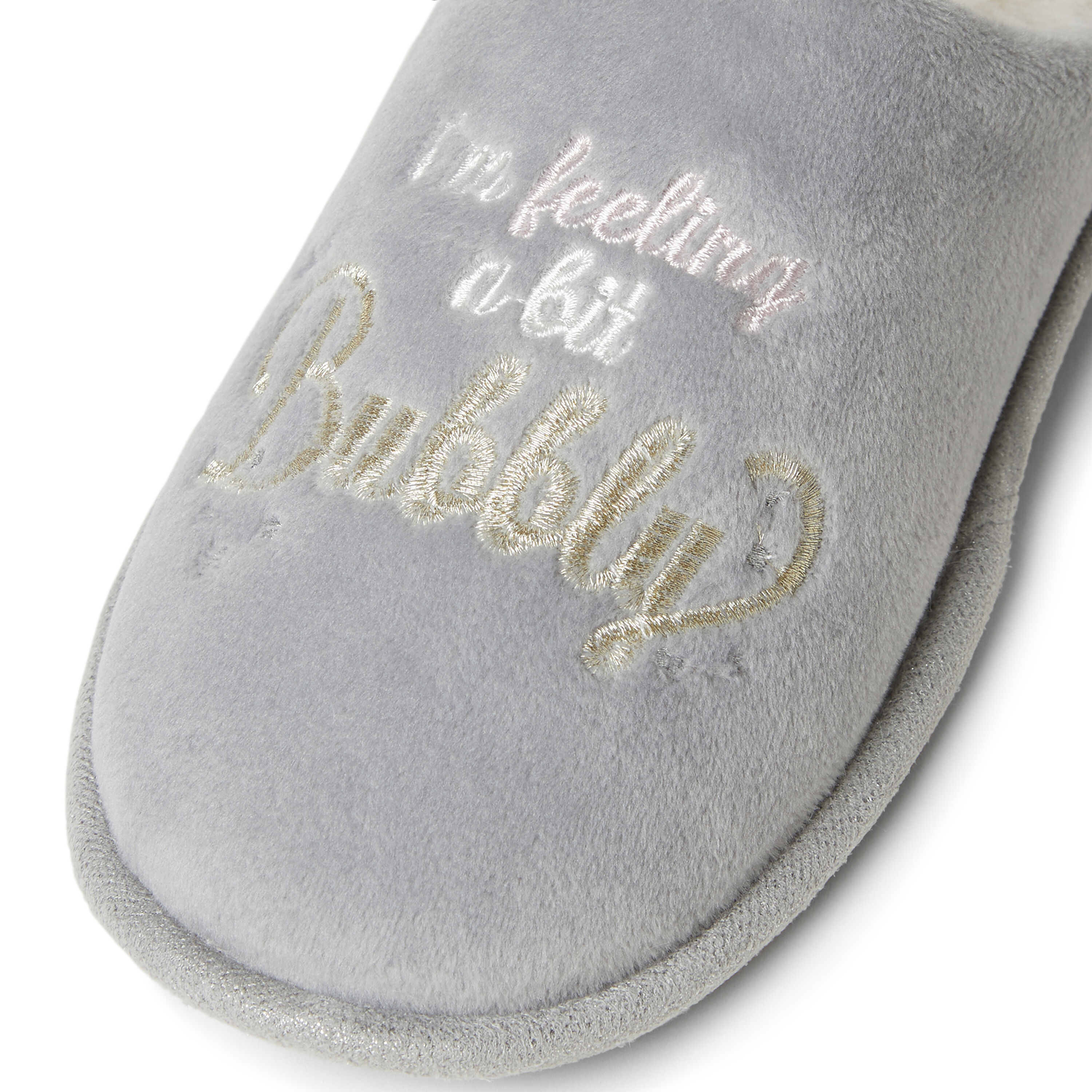 Women's Novelty Scuff Slipper with Eye Mask