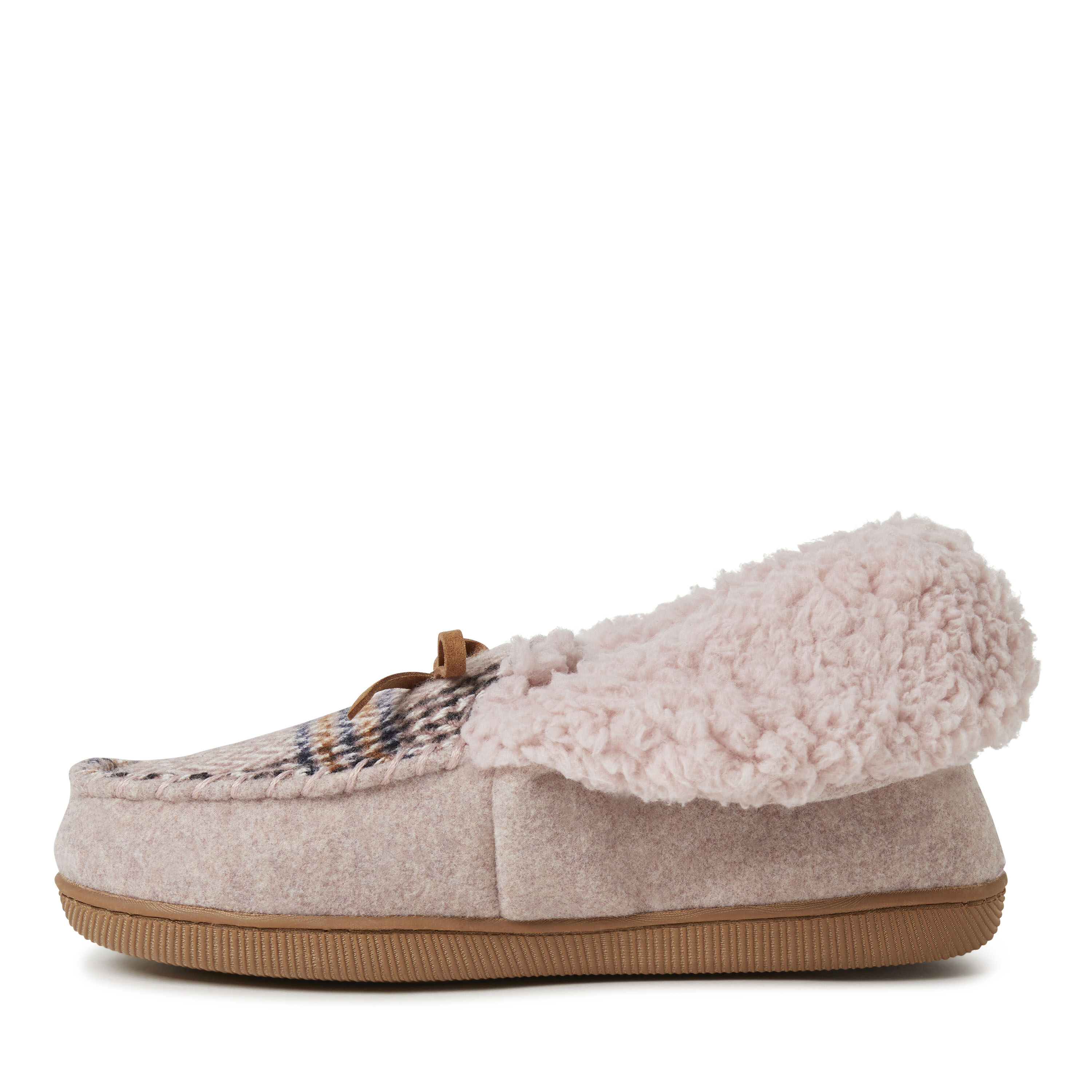 Women's Marley Blanket Plaid Foldover Moccasin Slipper