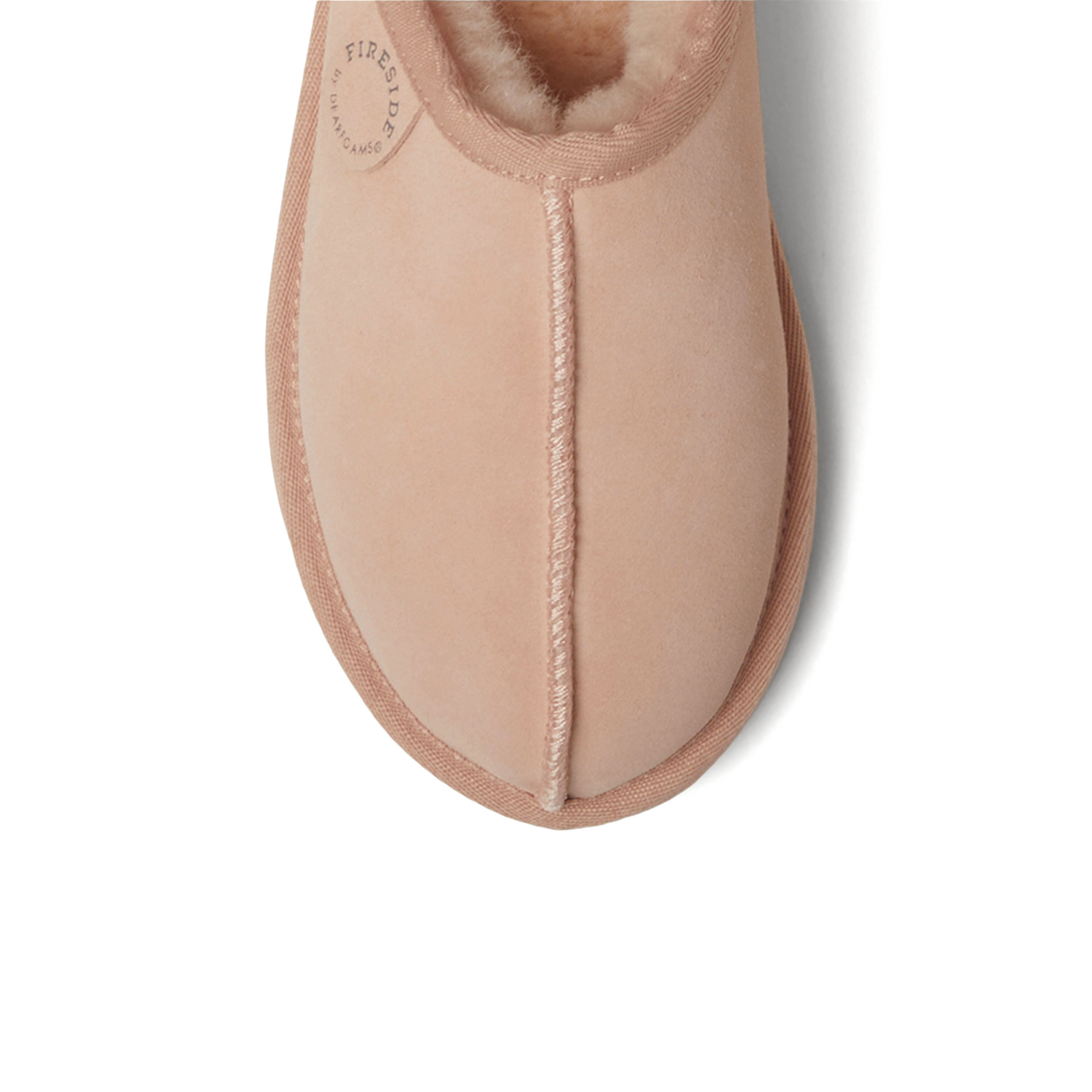 Women's Fireside by Dearfoams Greta Genuine Shearling Clog