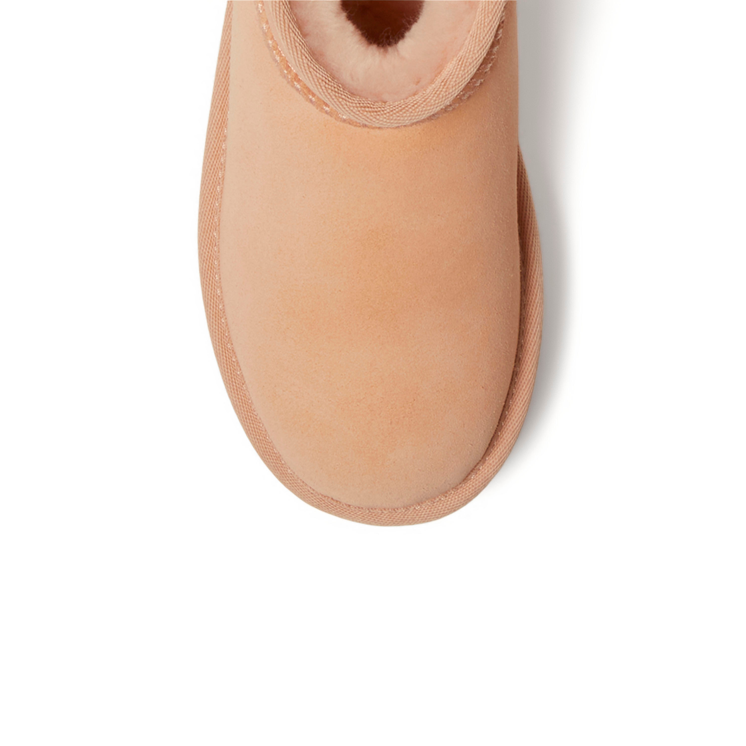 Women's Fireside by Dearfoams Kingston Genuine Shearling Platform Bootie