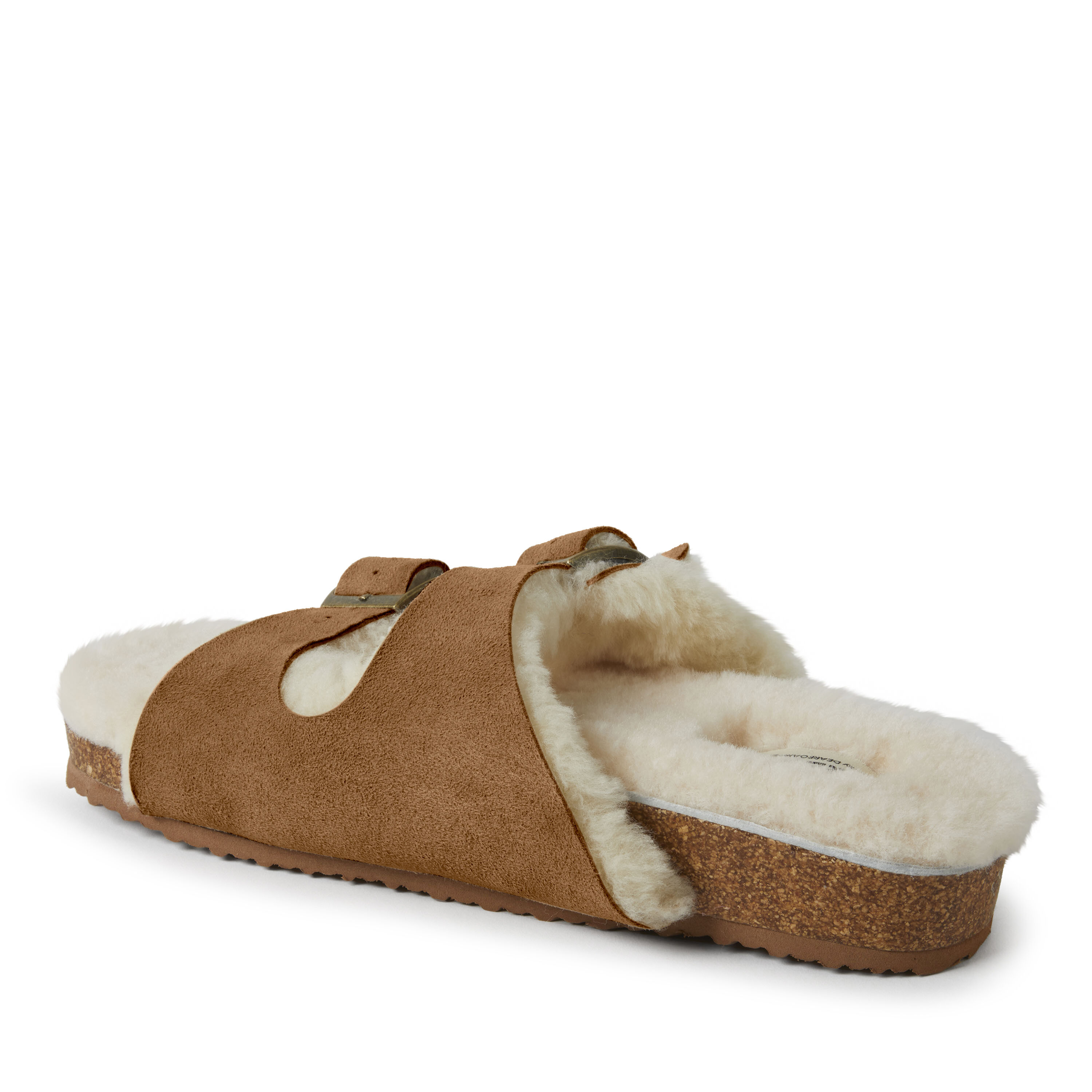 Women's Fireside by Dearfoams Tamworth Cork Molded Footbed Double Band