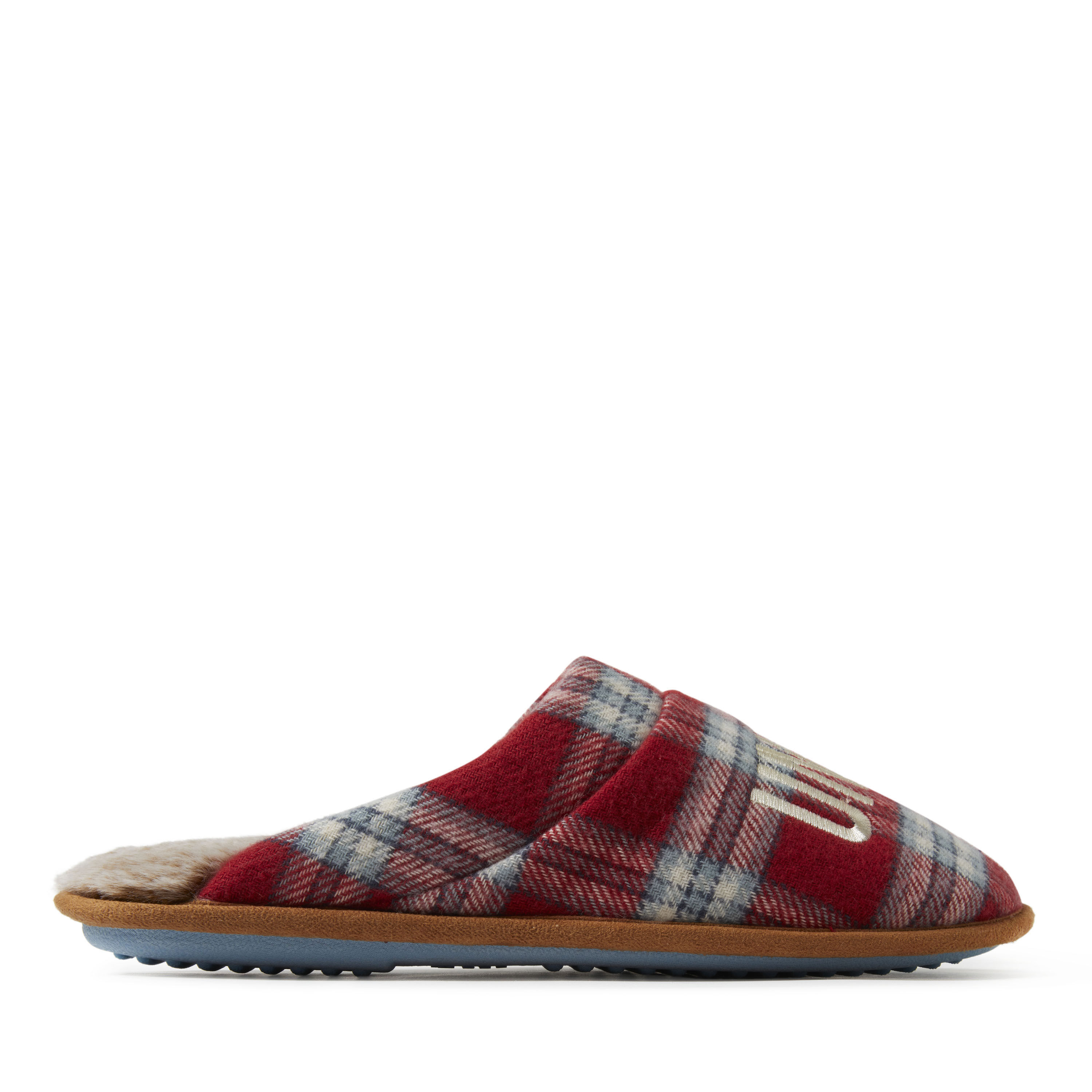 Red sales plaid moccasins