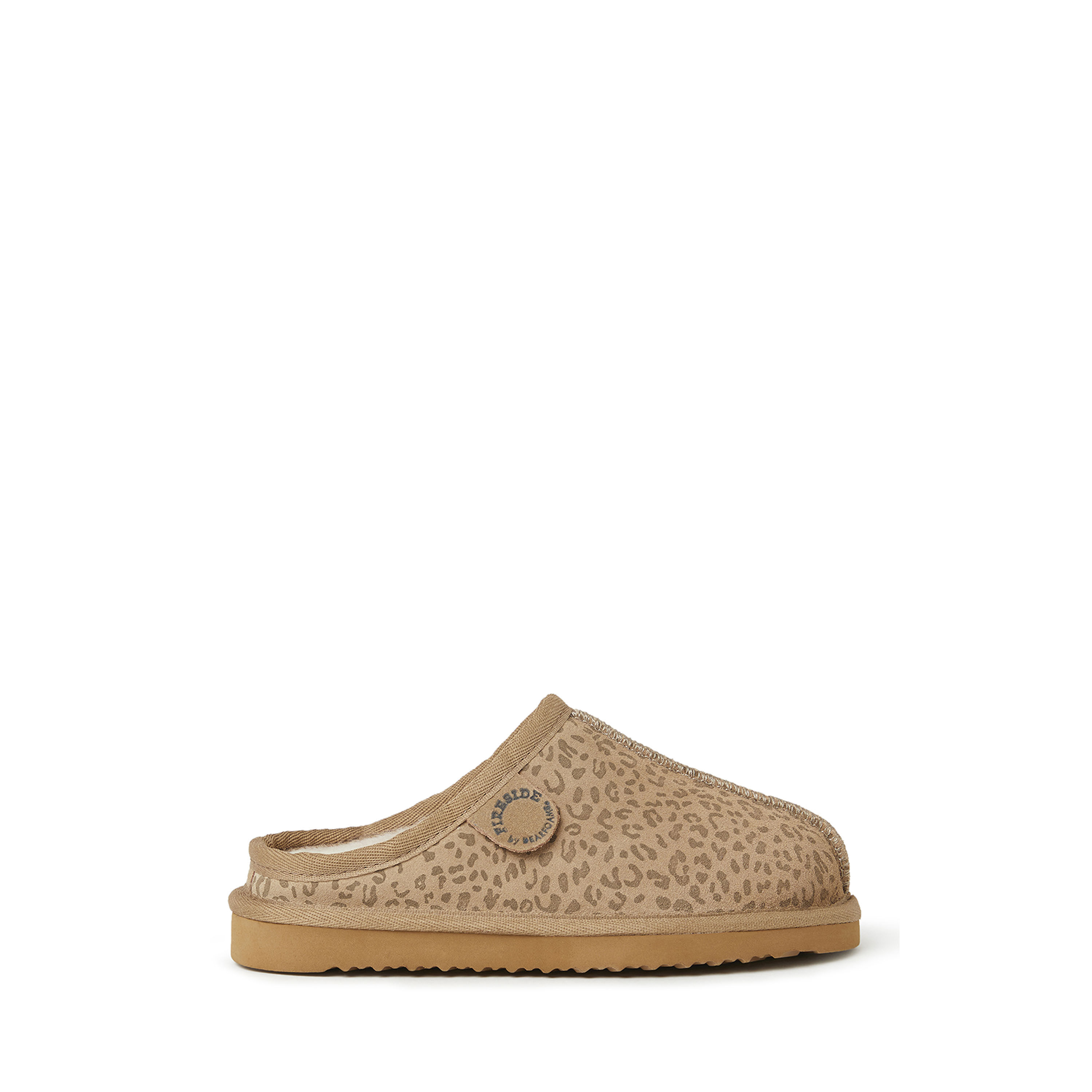 Kid s Fireside by Dearfoams Dempsey Genuine Shearling Clog Slipper