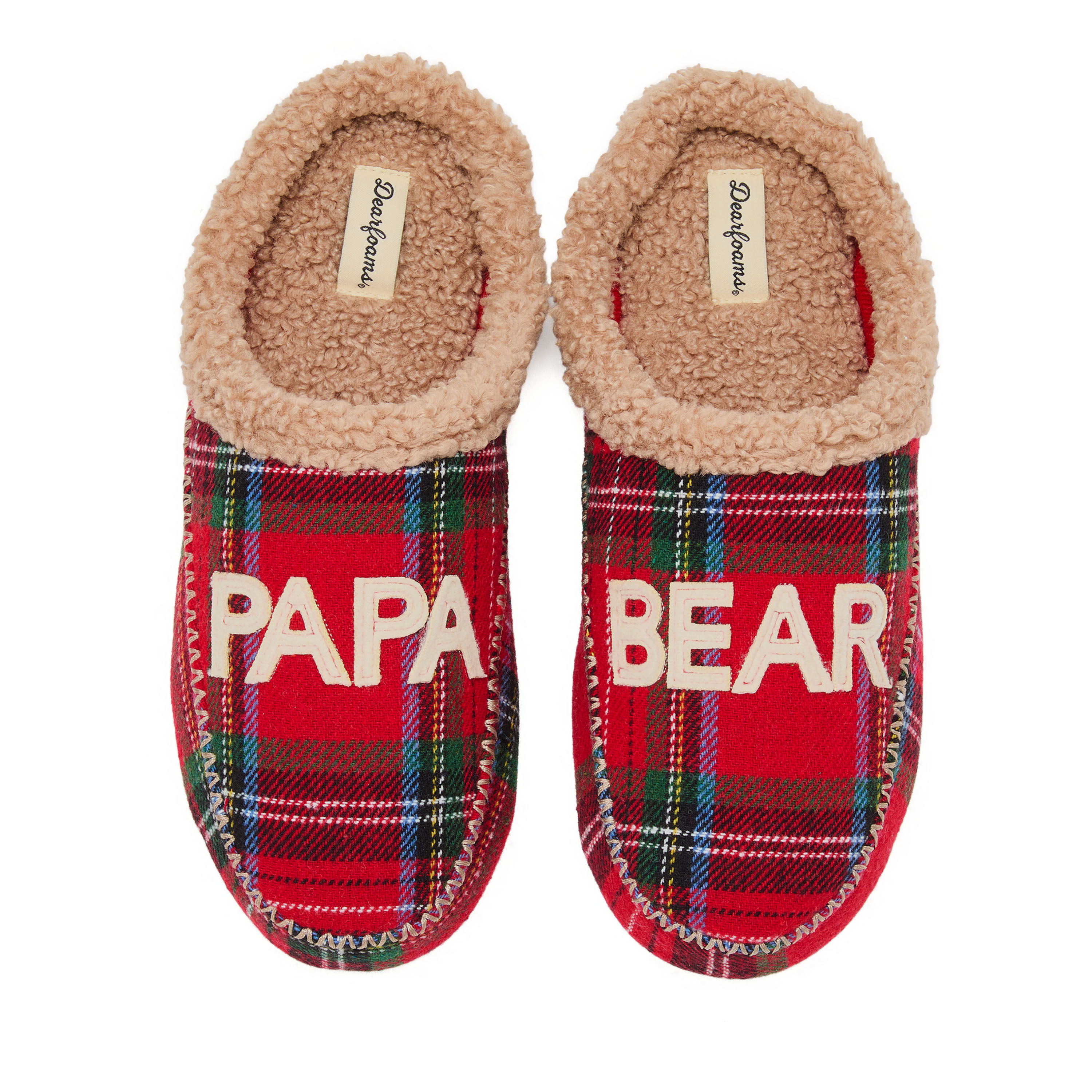 Men's Papa Bear Plaid Clog