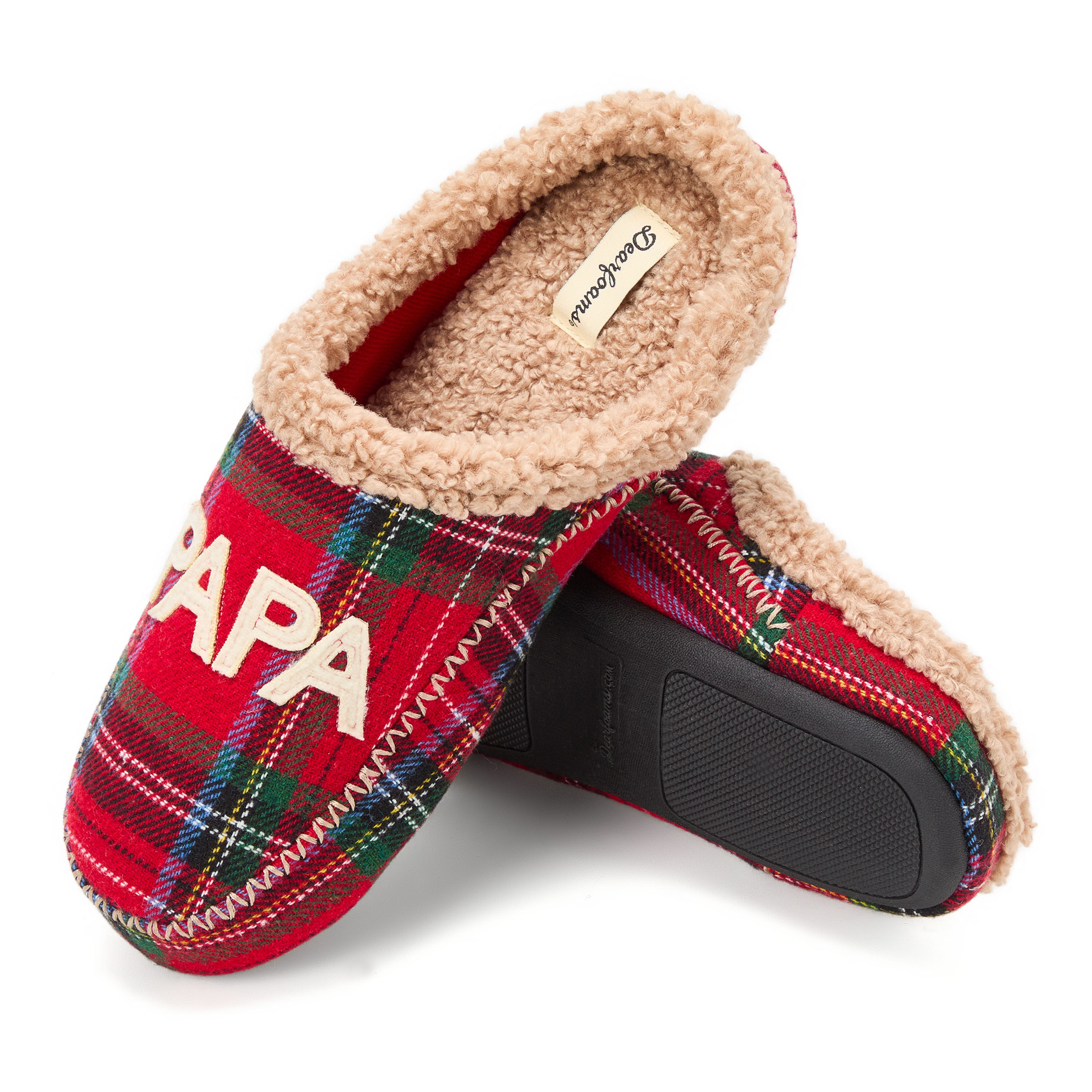 Men's Papa Bear Plaid Clog