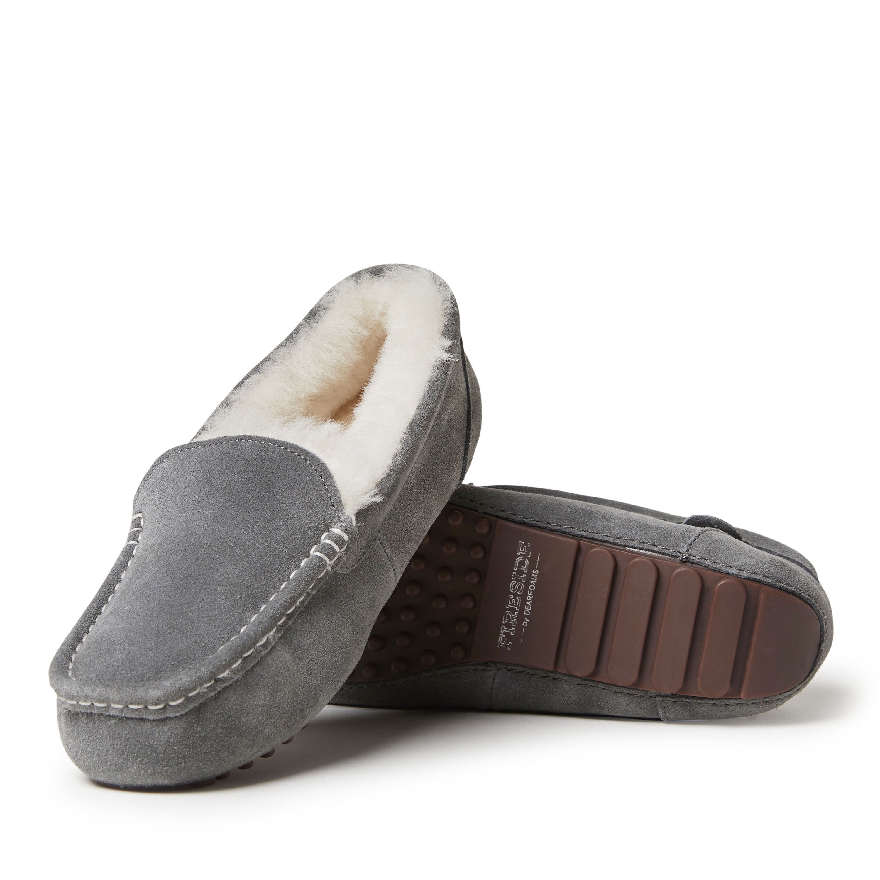 Women's Fireside by Dearfoams Mel Genuine Shearling Moccasin