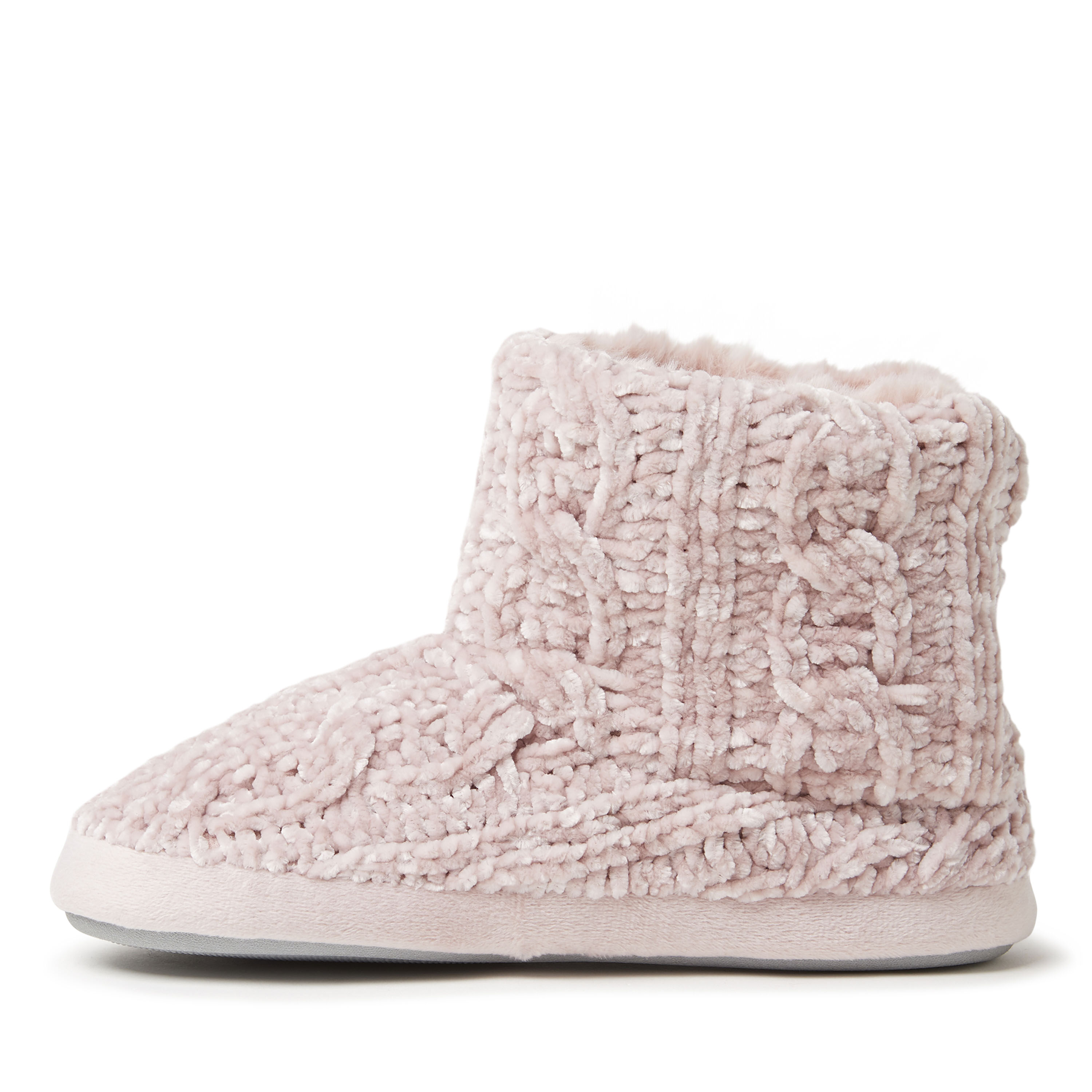 Women s Leah Marled Chenille Knit Bootie Slipper