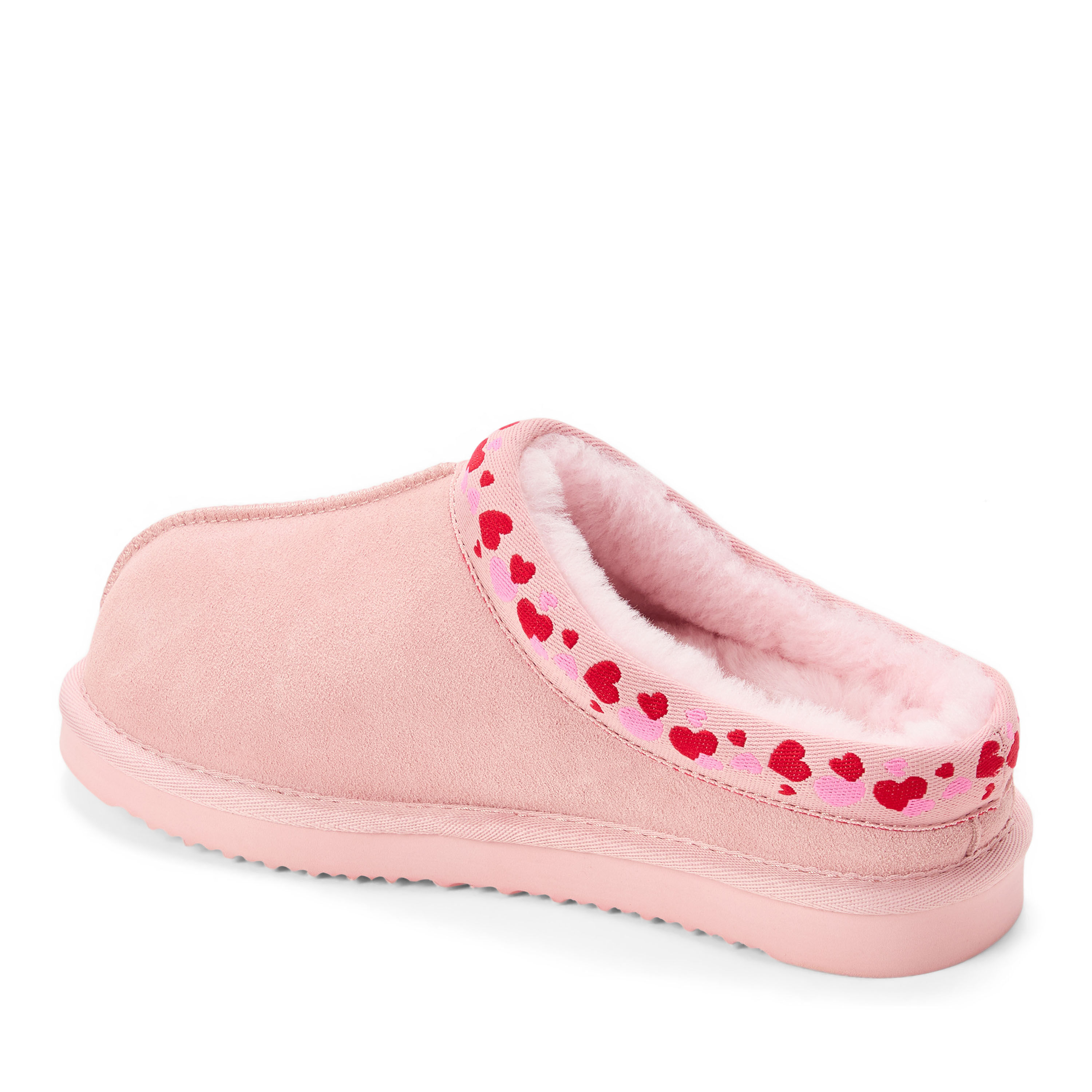 Women's Fireside by Dearfoams Greta Genuine Shearling Clog With Taping