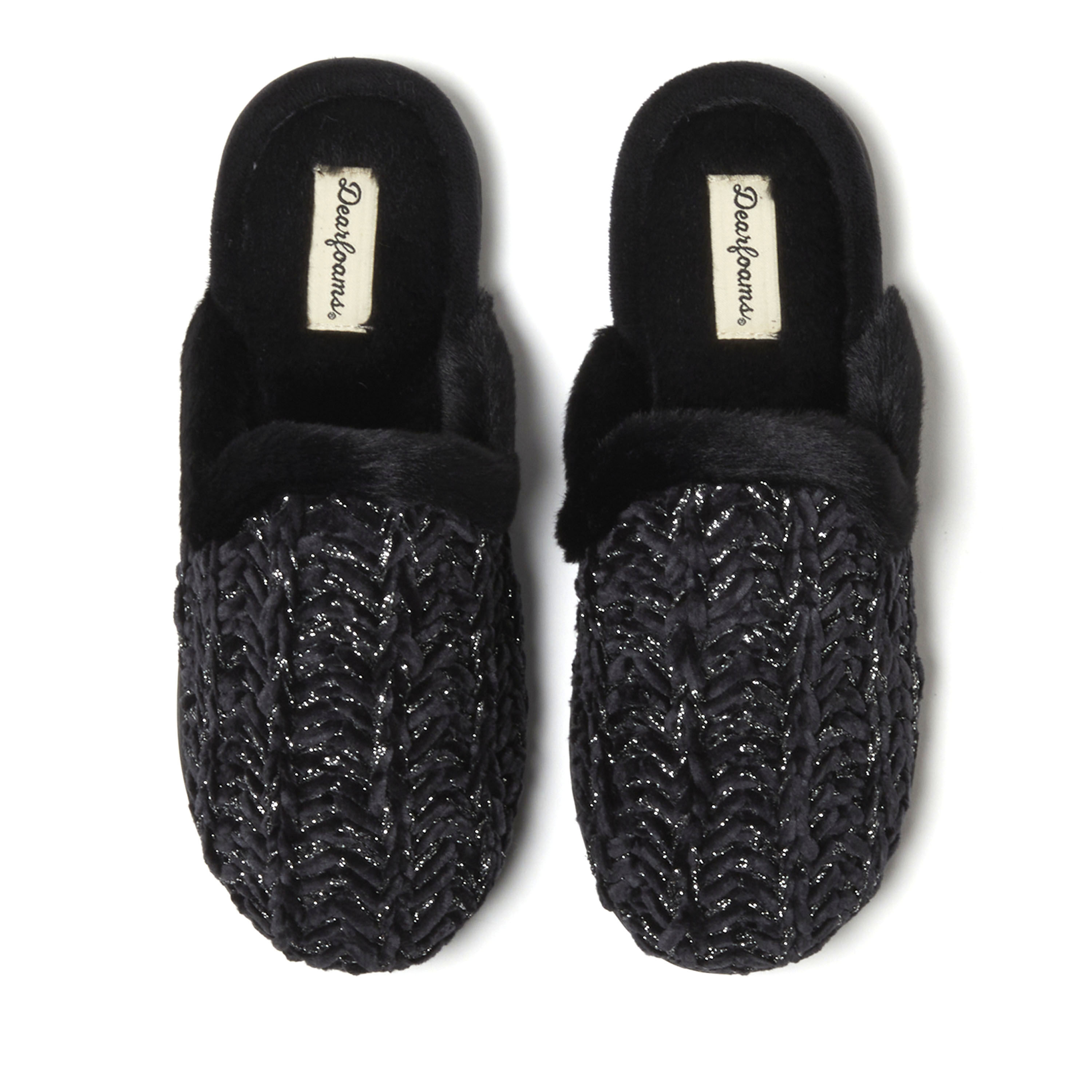Women's Paris Chenille Shaped Tab Scuff