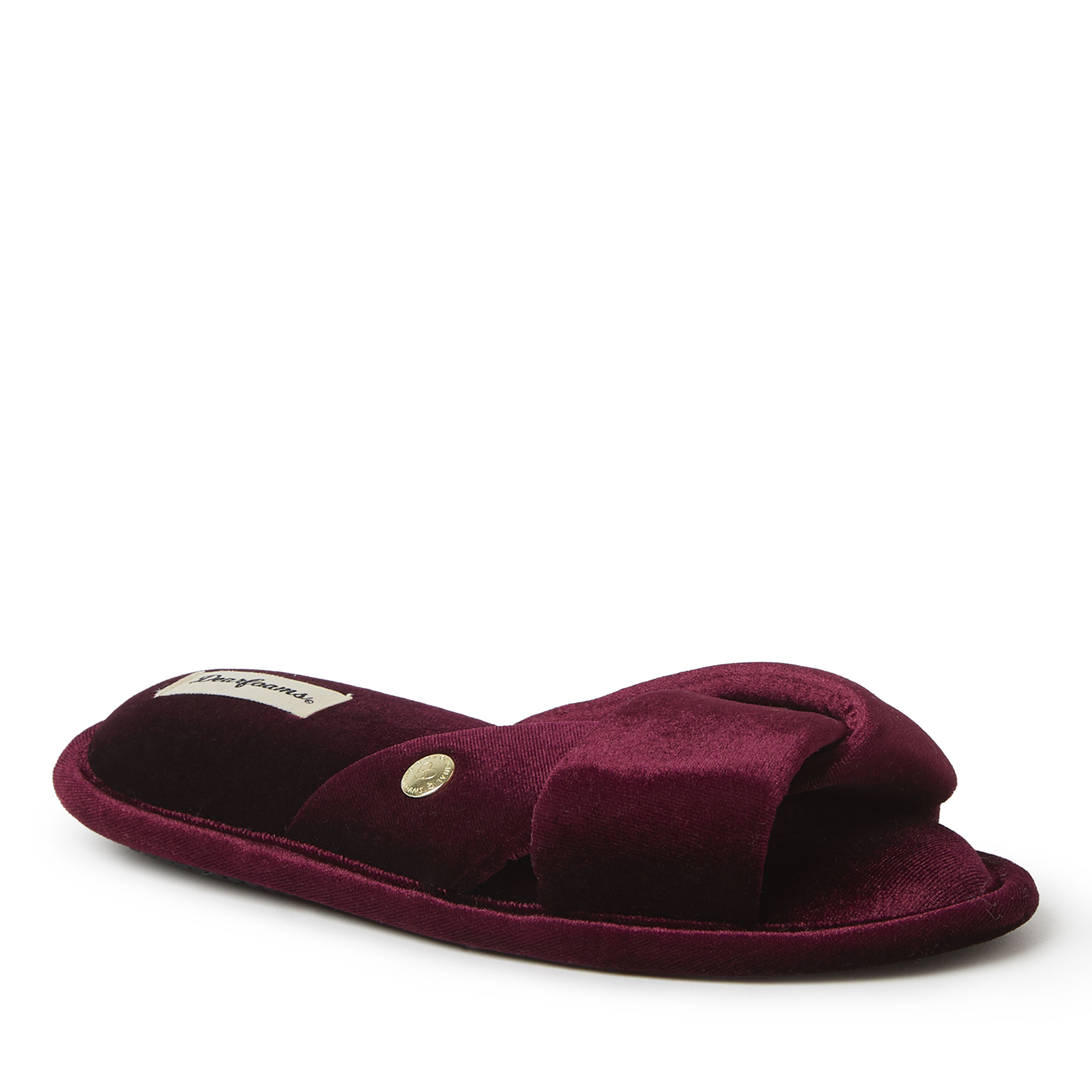 Women's Jules Shiny Velour Twist Vamp Slide
