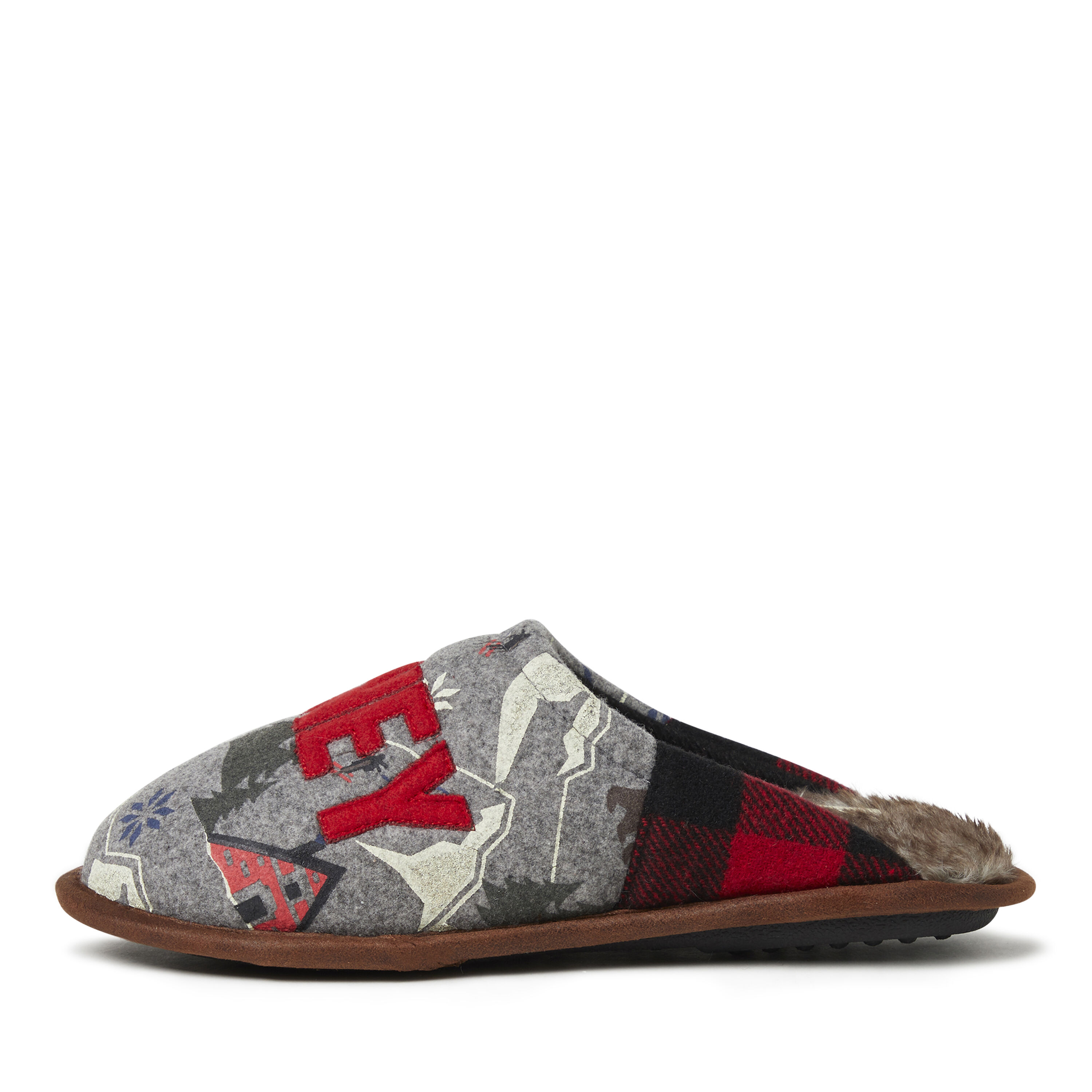 Unisex Family Mood Bear Scuff Slipper