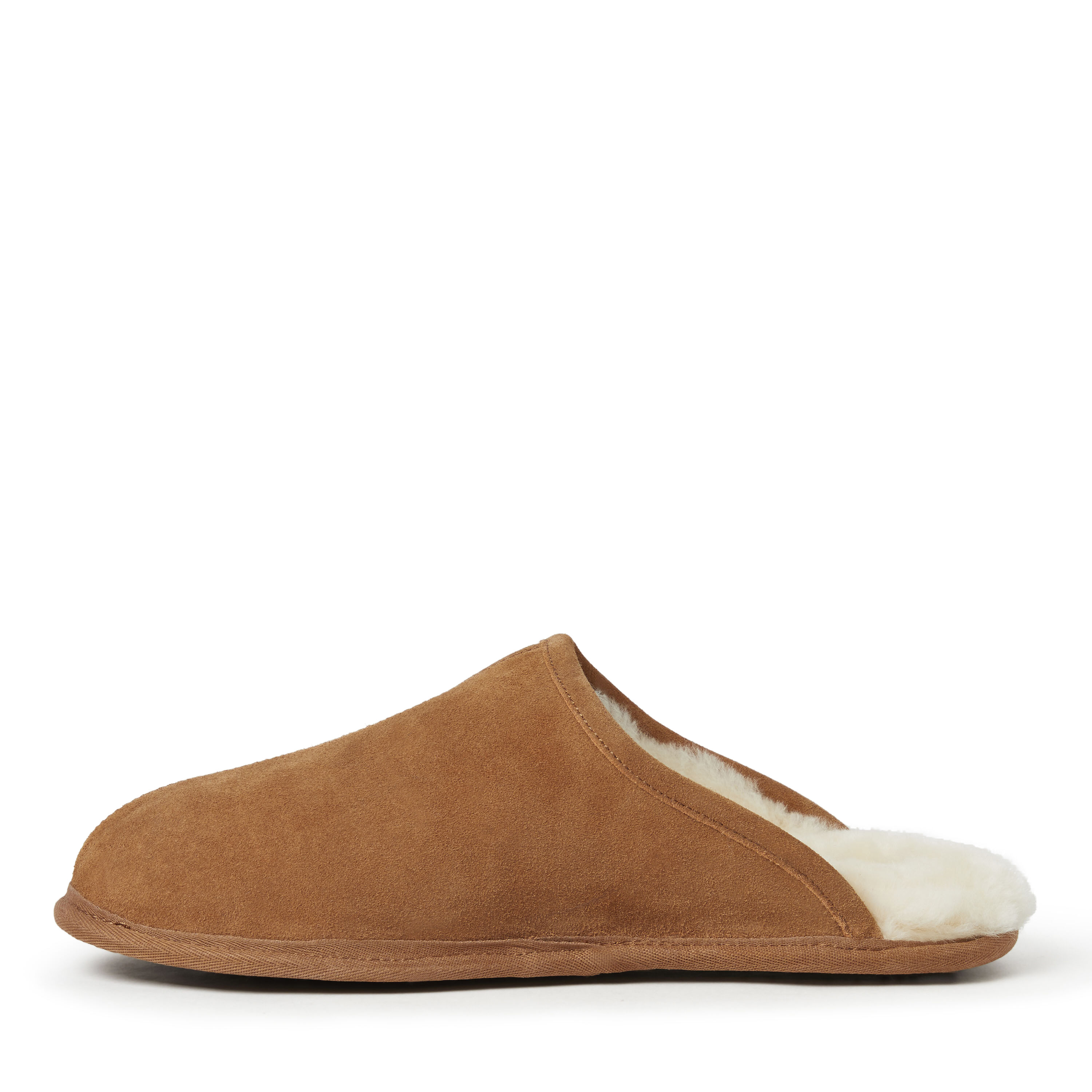 Men's Fireside by Dearfoams Warwick Genuine Shearling Scuff Slipper