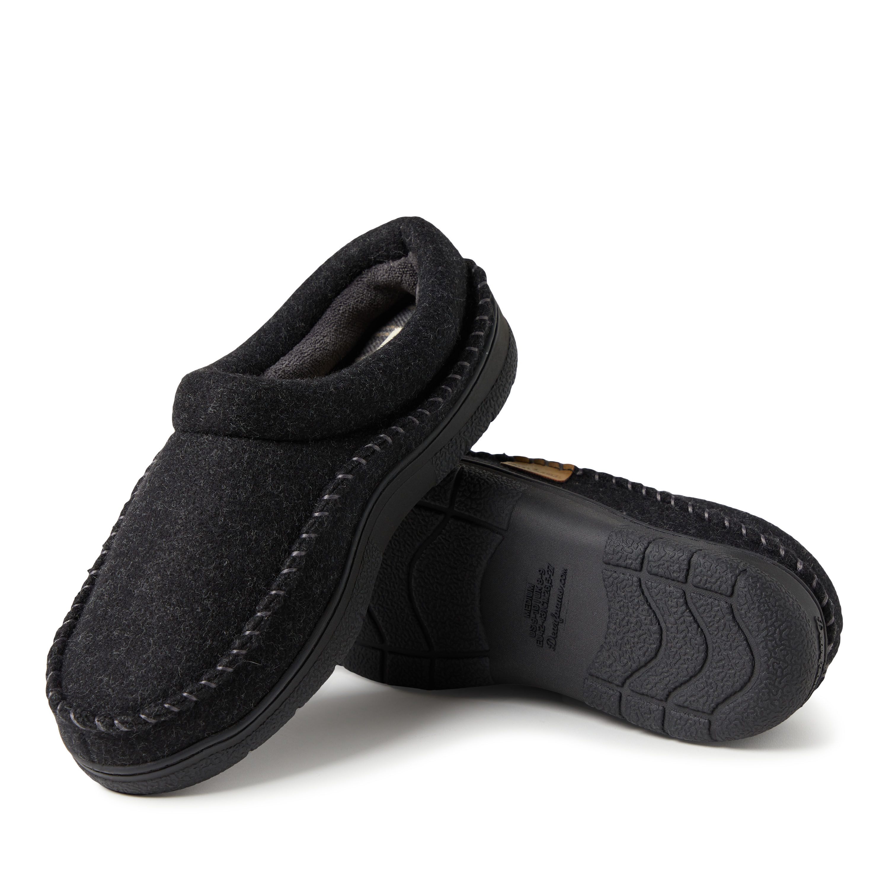 Dearfoams mens store memory foam slippers