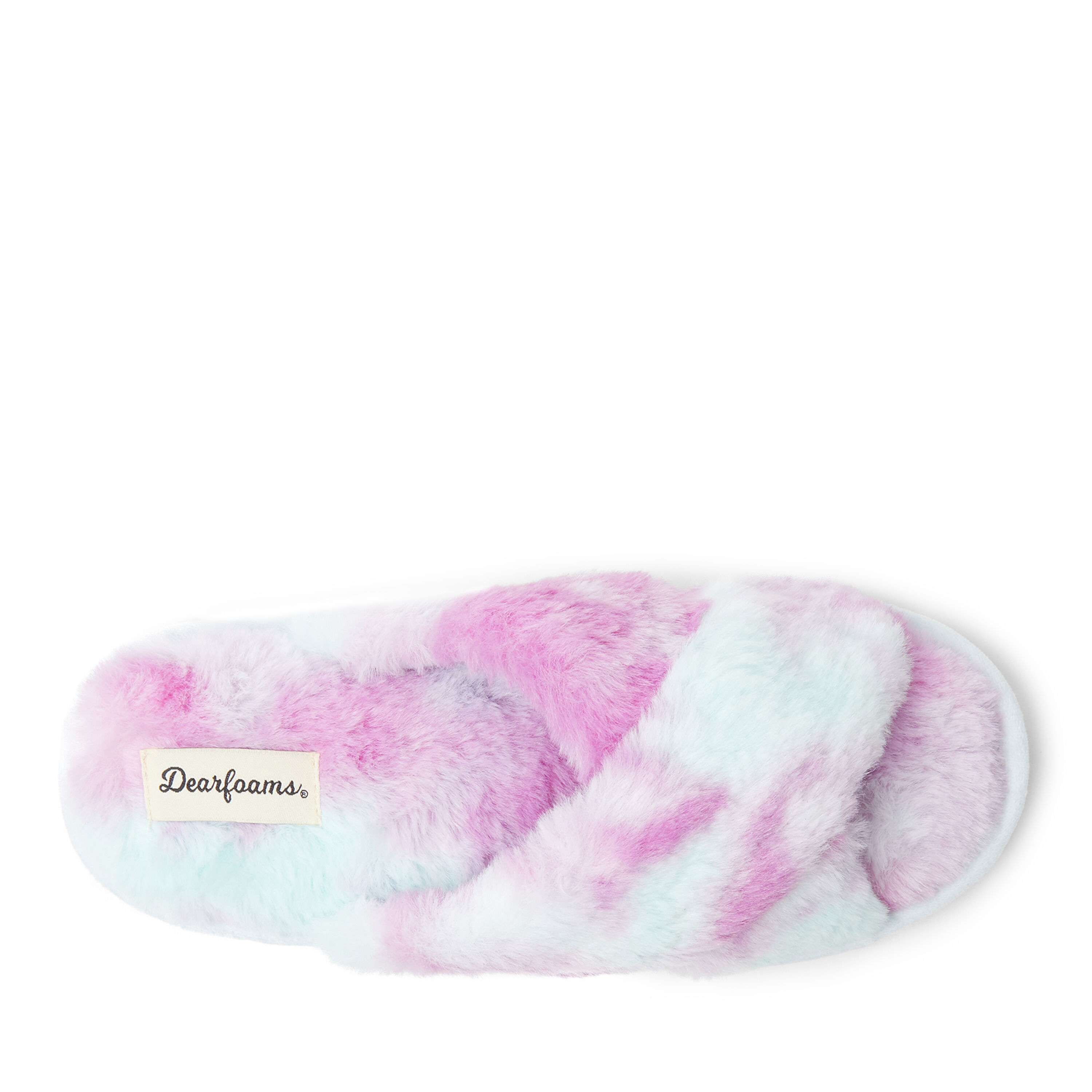 Dearfoams best sale crossband slipper