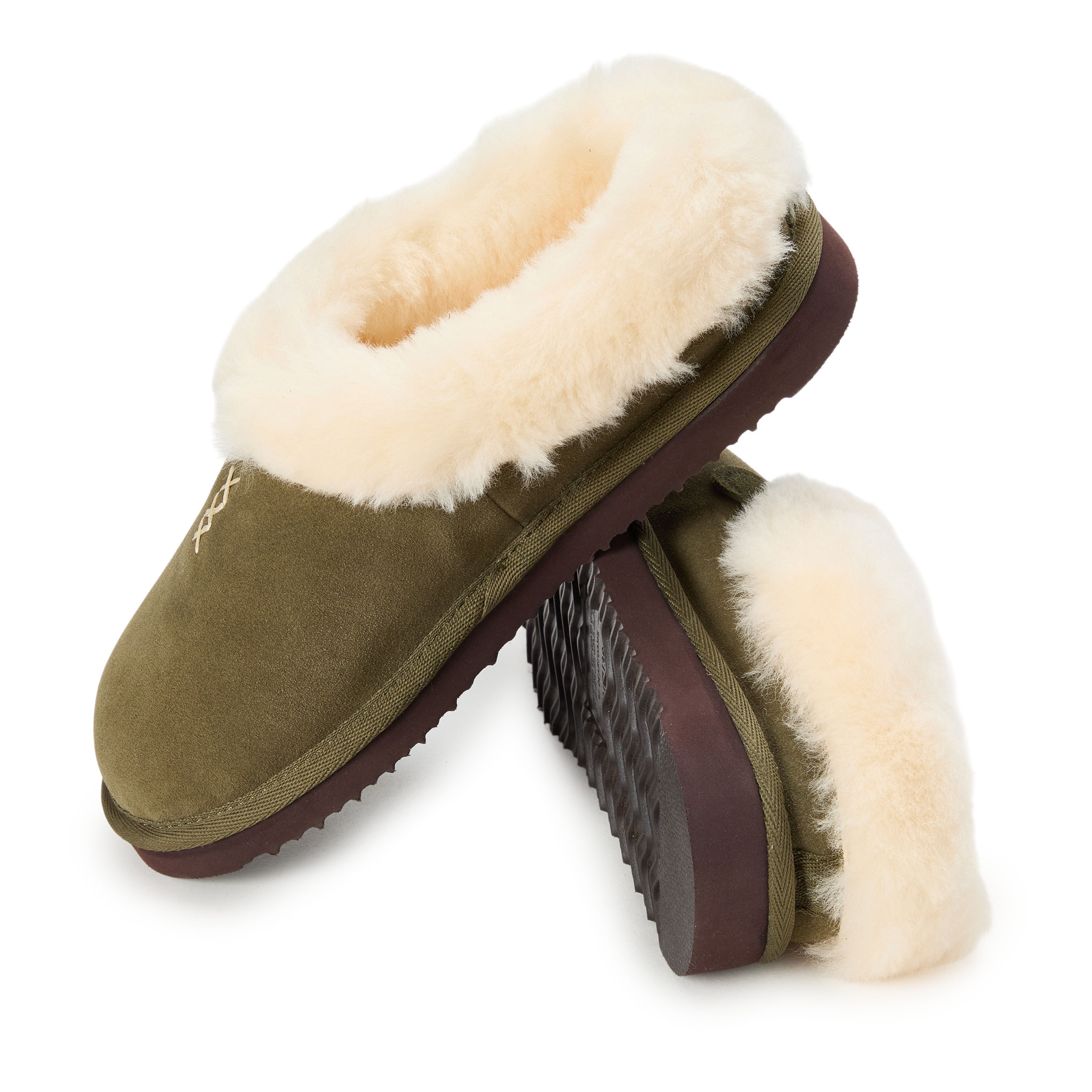 Women's Fireside by Dearfoams Adelaide Genuine Shearling Clog Slipper - Water Resistant