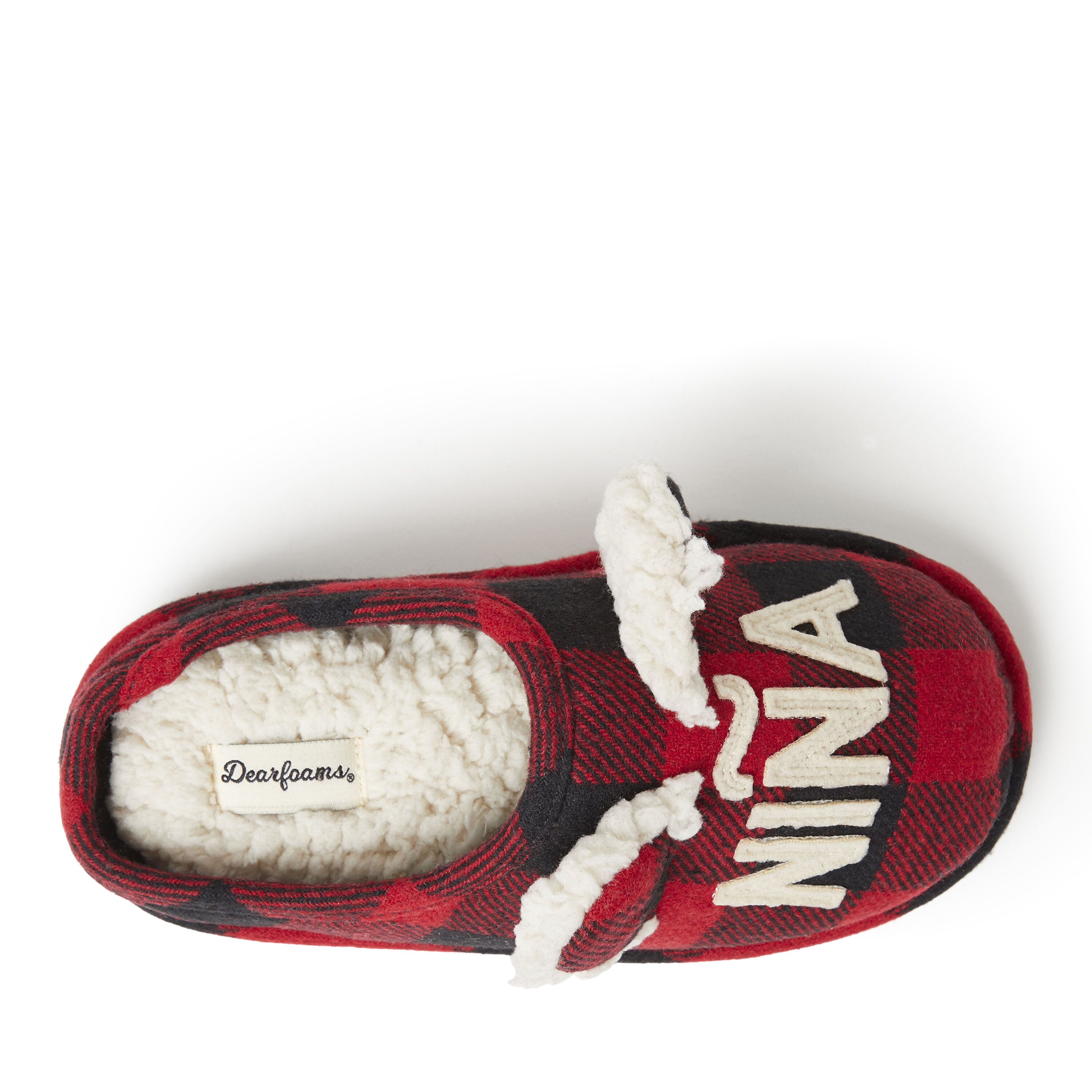 Kids Lil' Bear Buffalo Check Clog Slipper