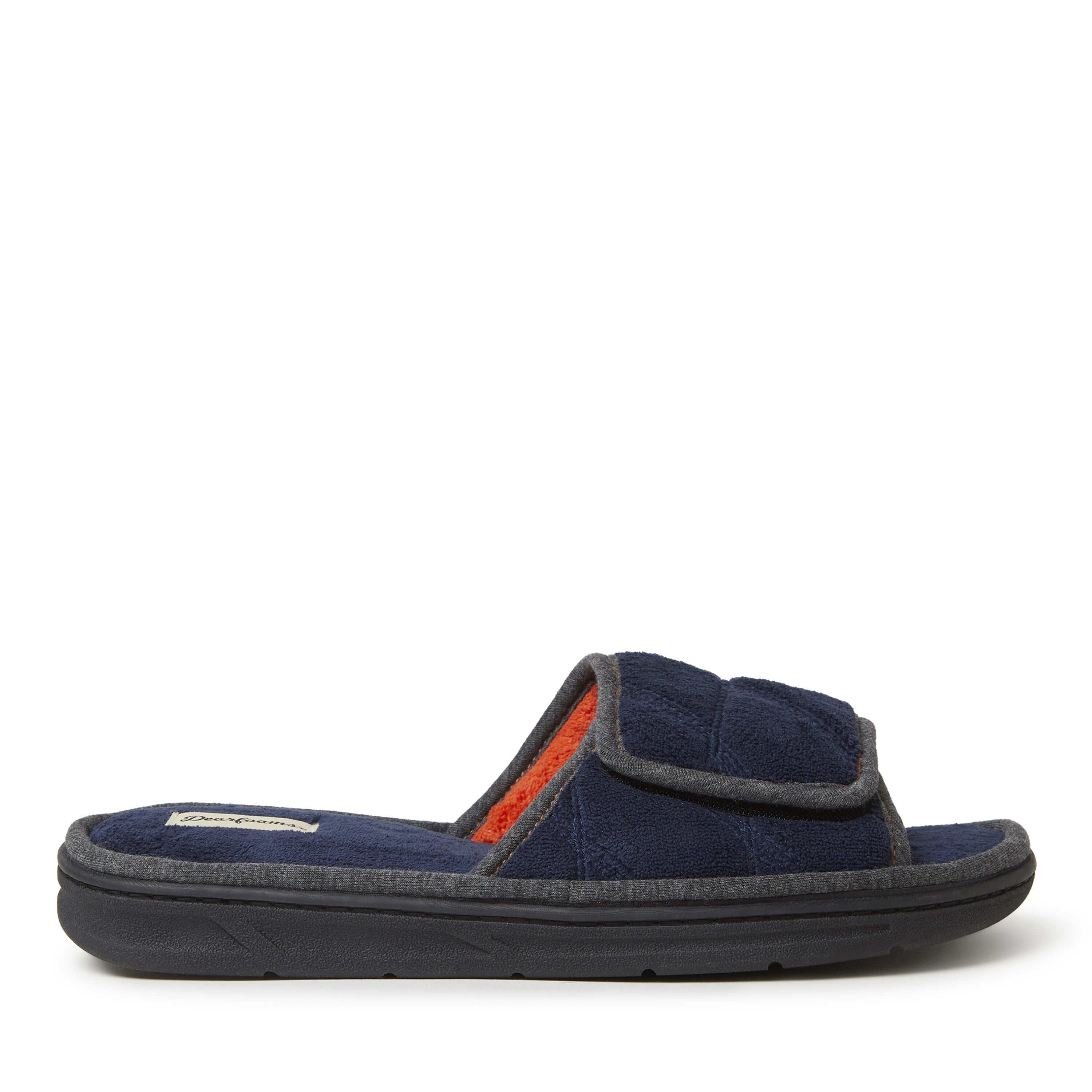 Men's cooper quilted terry adjustable slide slipper online