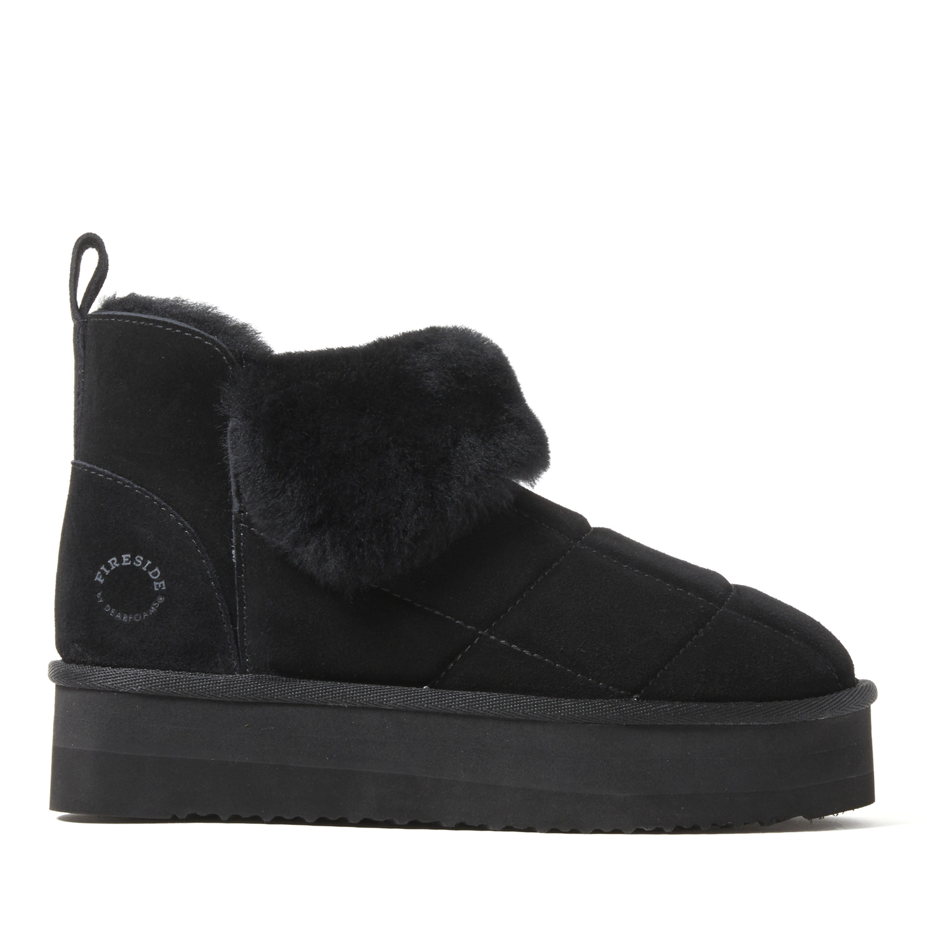 Women's Bayswater Genuine Shearling Quilted Platform Bootie