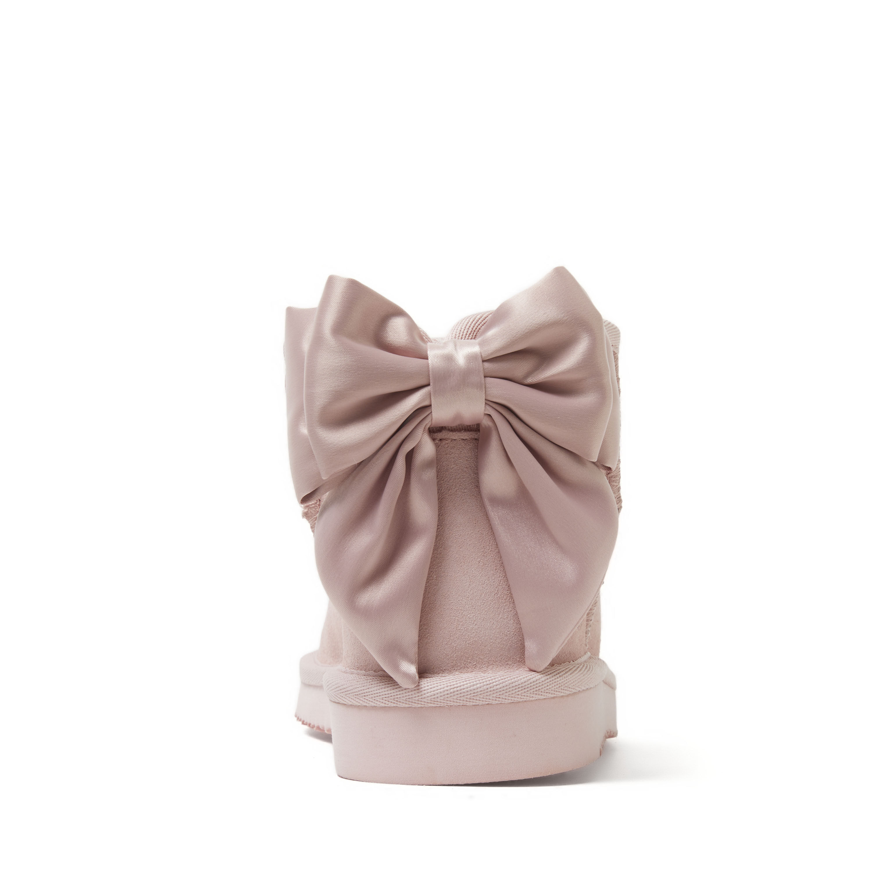 Women's Fireside by Dearfoams Riverland Genuine Shearling Boot with Bow