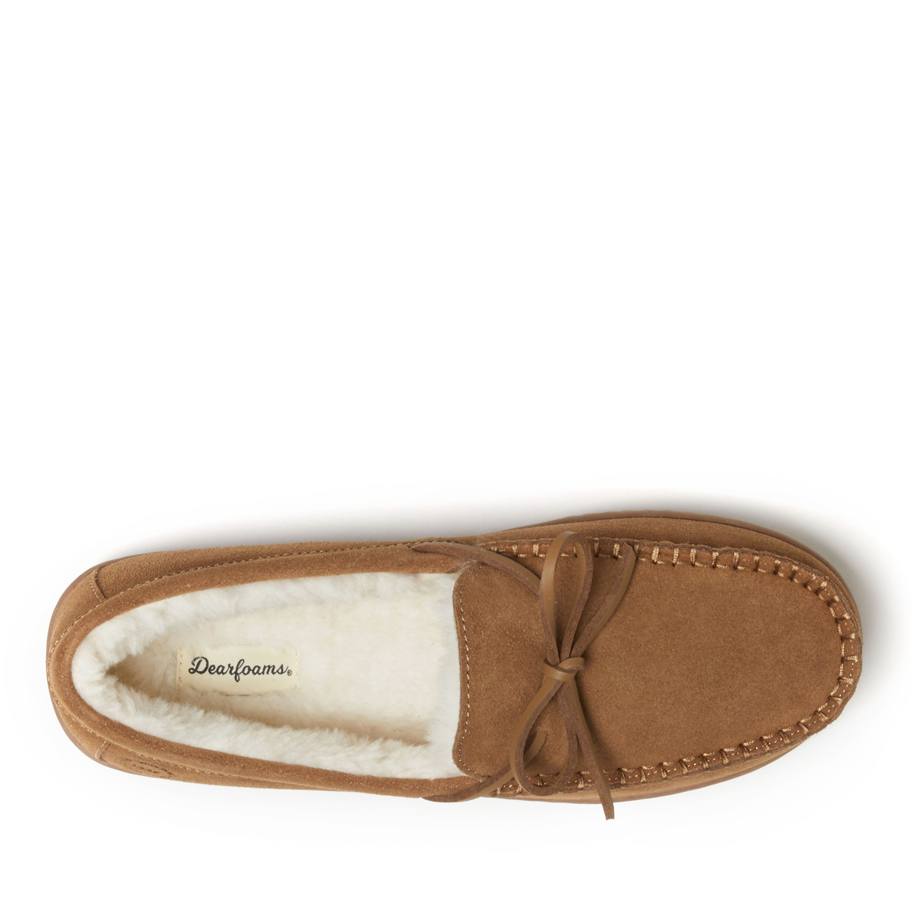 Men's Douglas Genuine Suede Moc With Tie