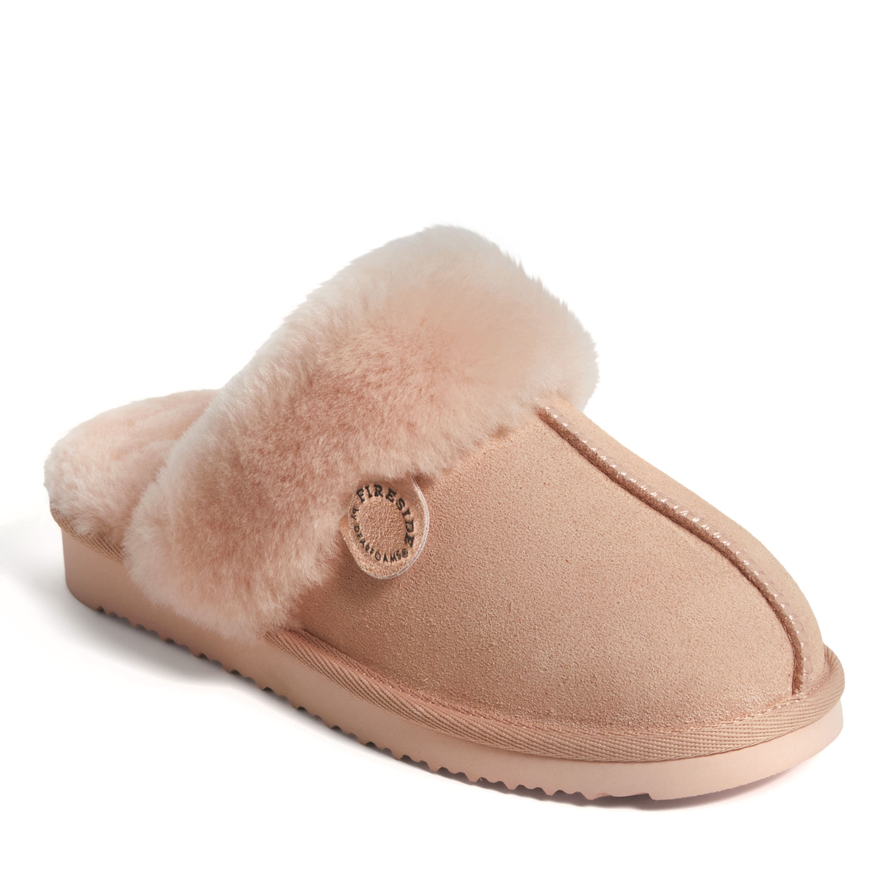 Women's Fireside By Dearfoams Sydney Genuine Shearling Scuff