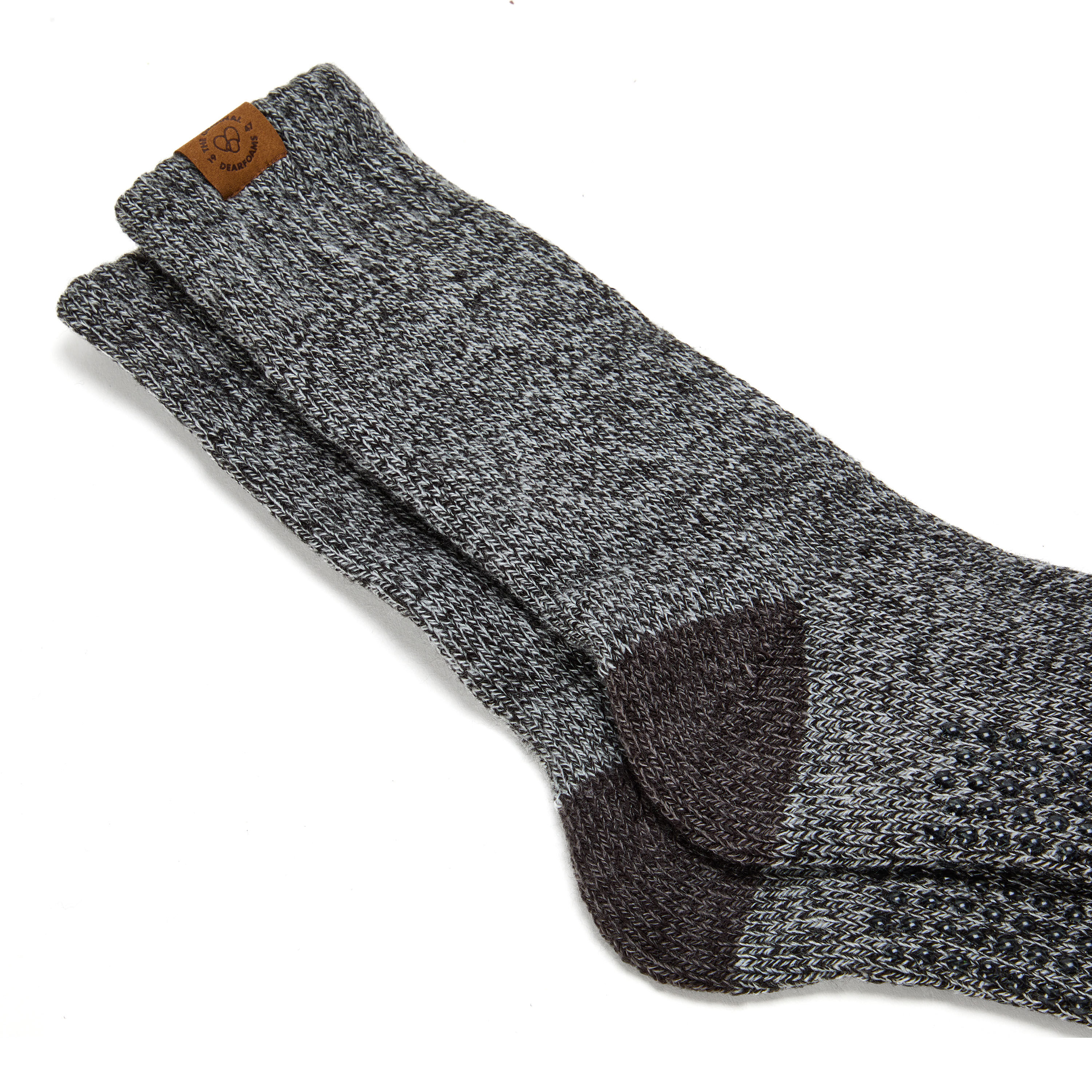 Men's Stripe Crew Slipper Socks-2 pack