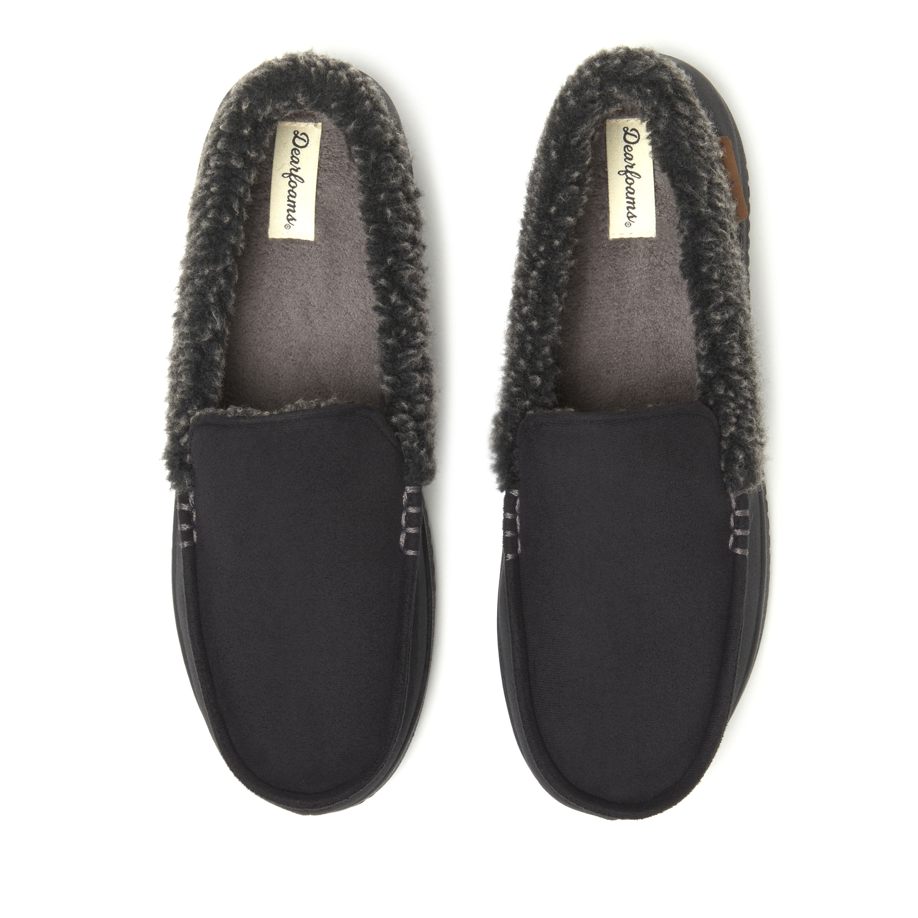 Men's Alexander Microsuede Moccasin With Berber Casing