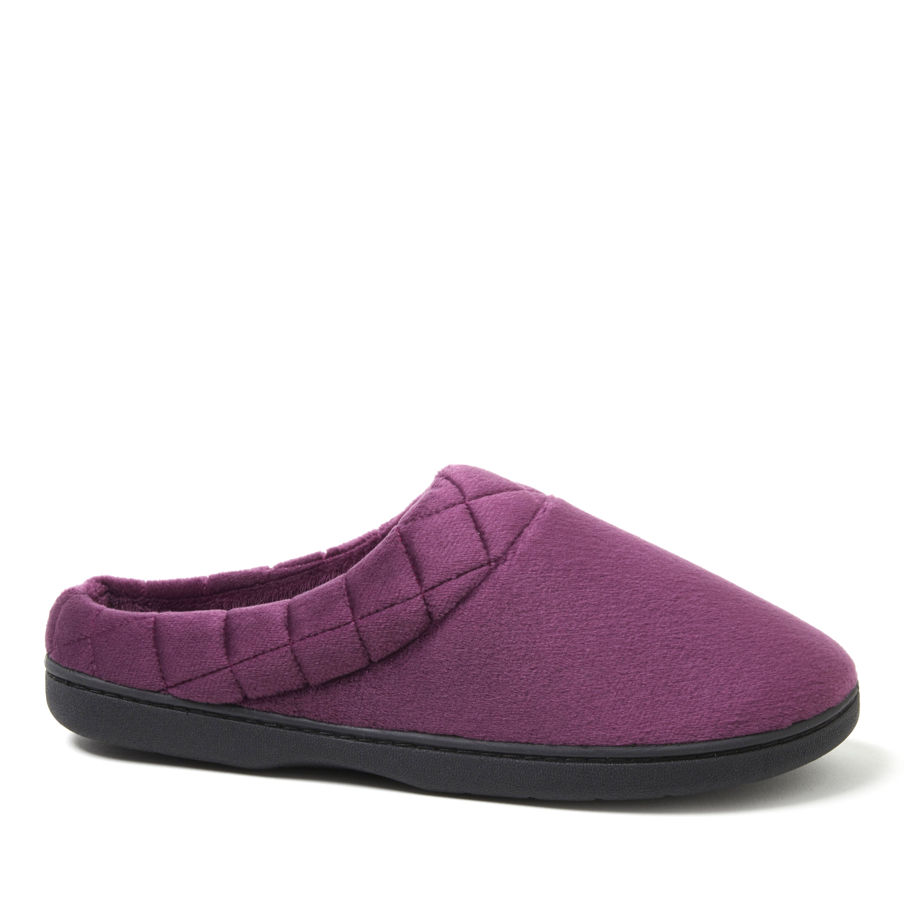 Dearfoams women's quilted velour clog slippers 2025
