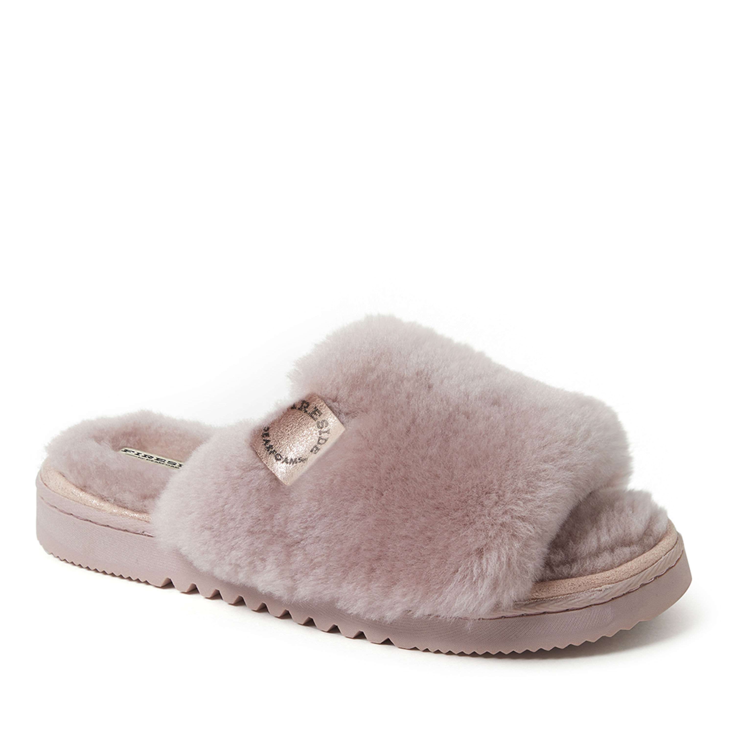 Dearfoam womens store open toe slippers