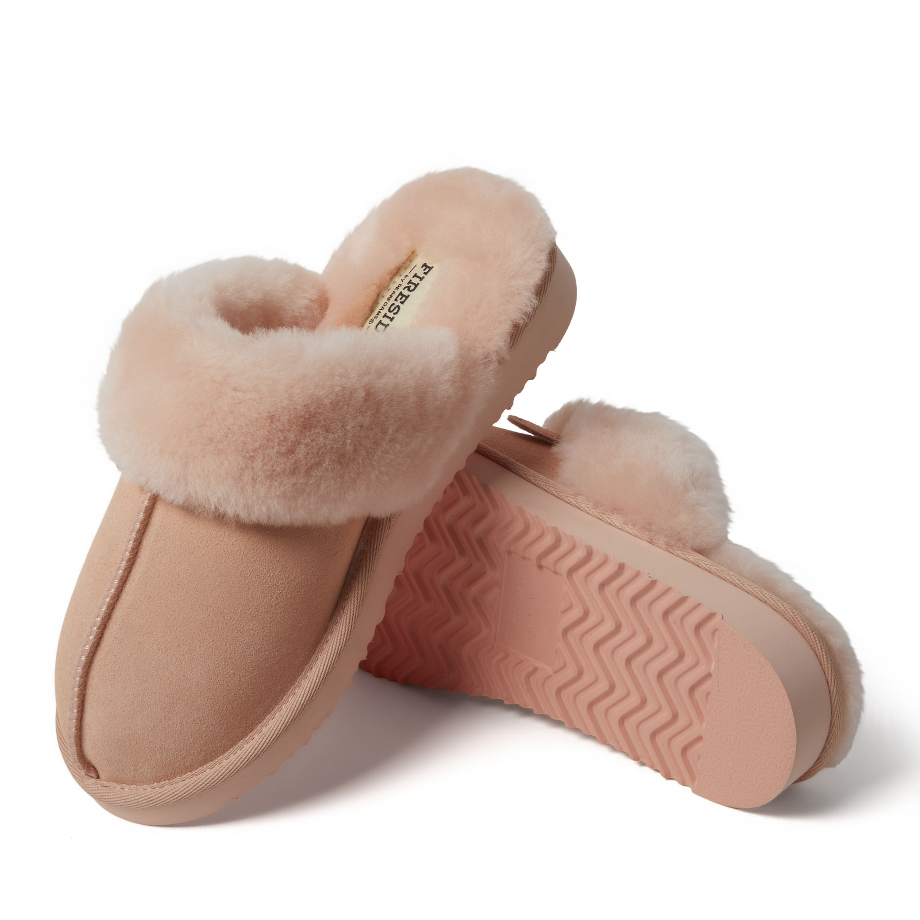 Women's Fireside By Dearfoams Sydney Genuine Shearling Scuff