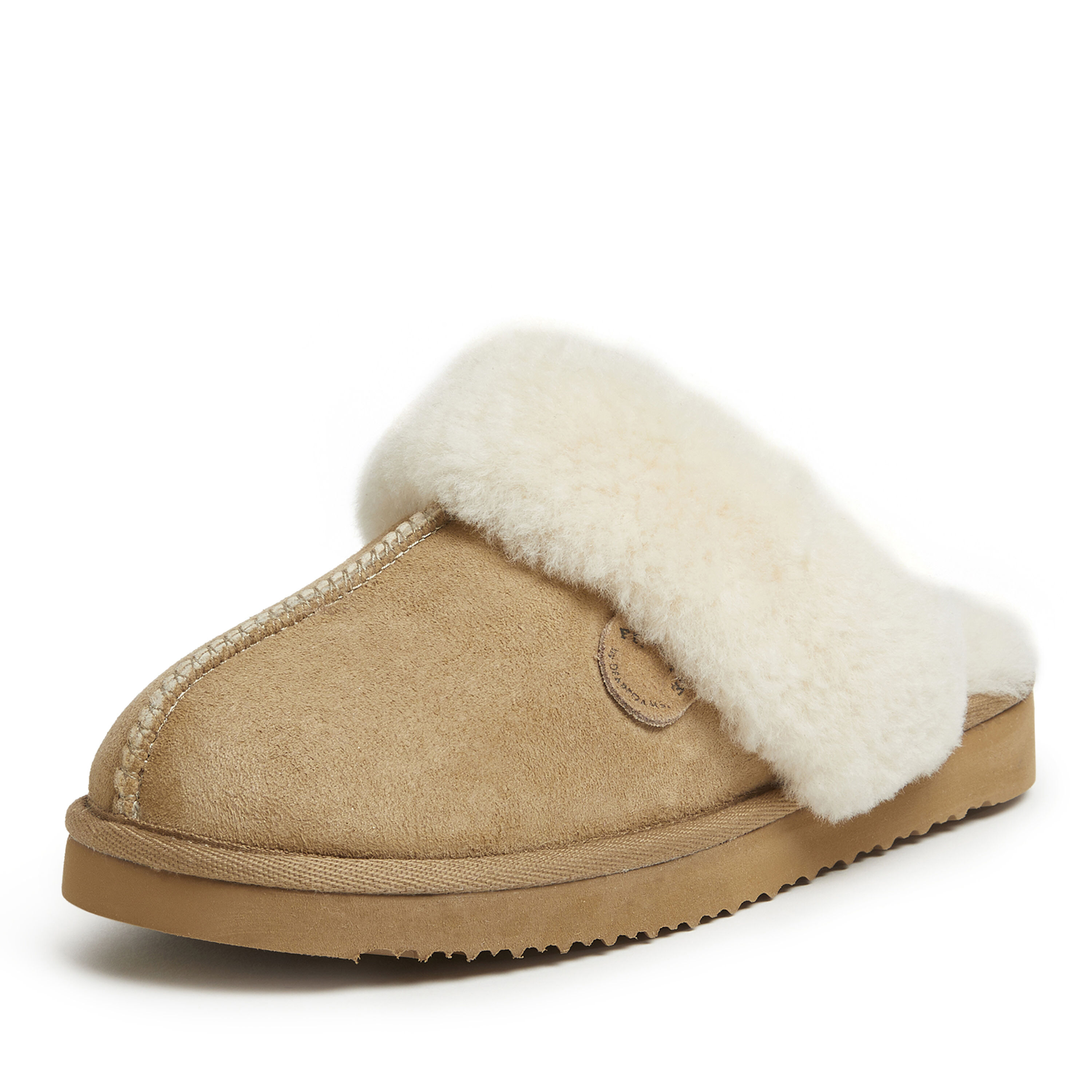 Women's Fireside by Dearfoams Sydney Genuine Shearling Scuff Slipper