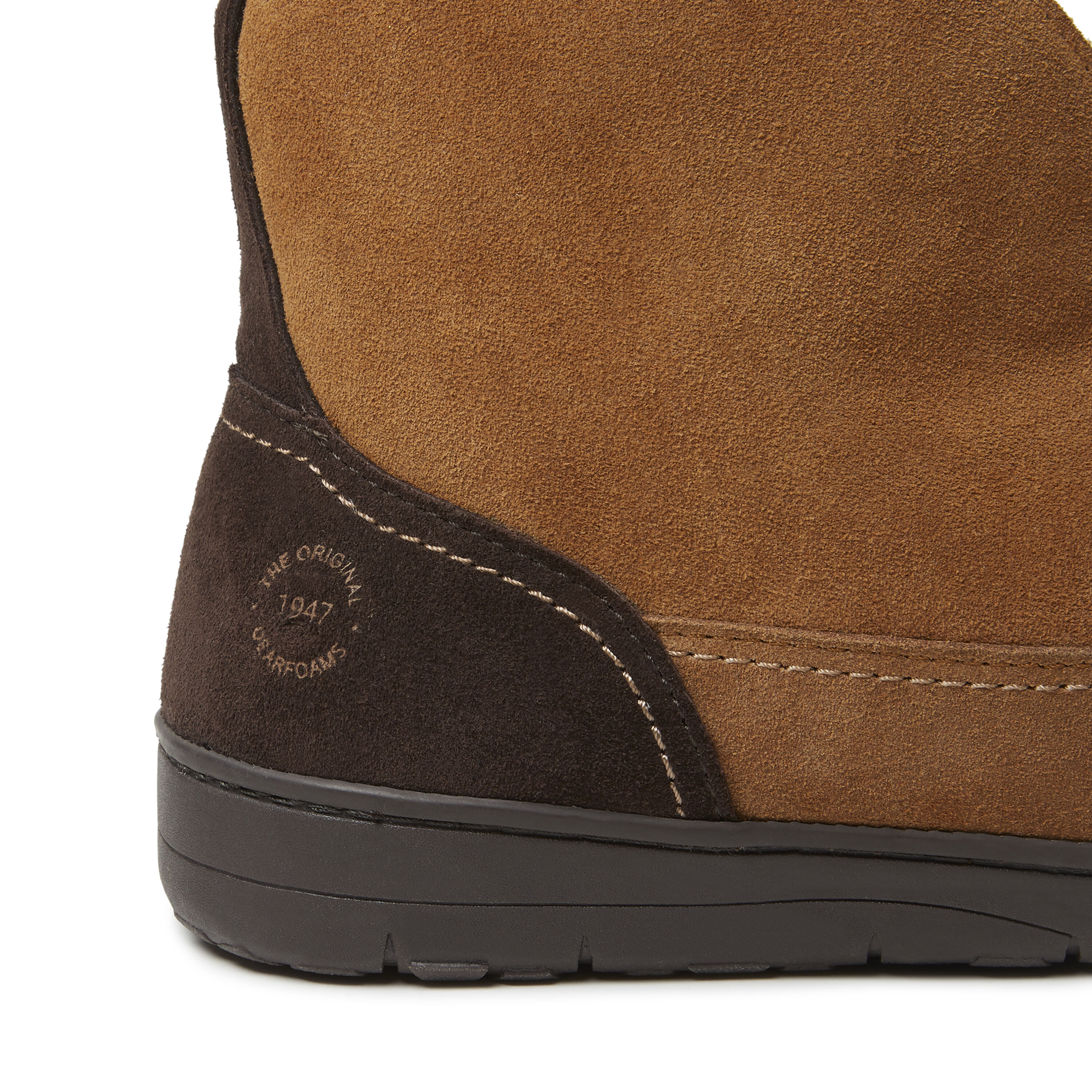 Men s Genuine Suede Boot Slipper