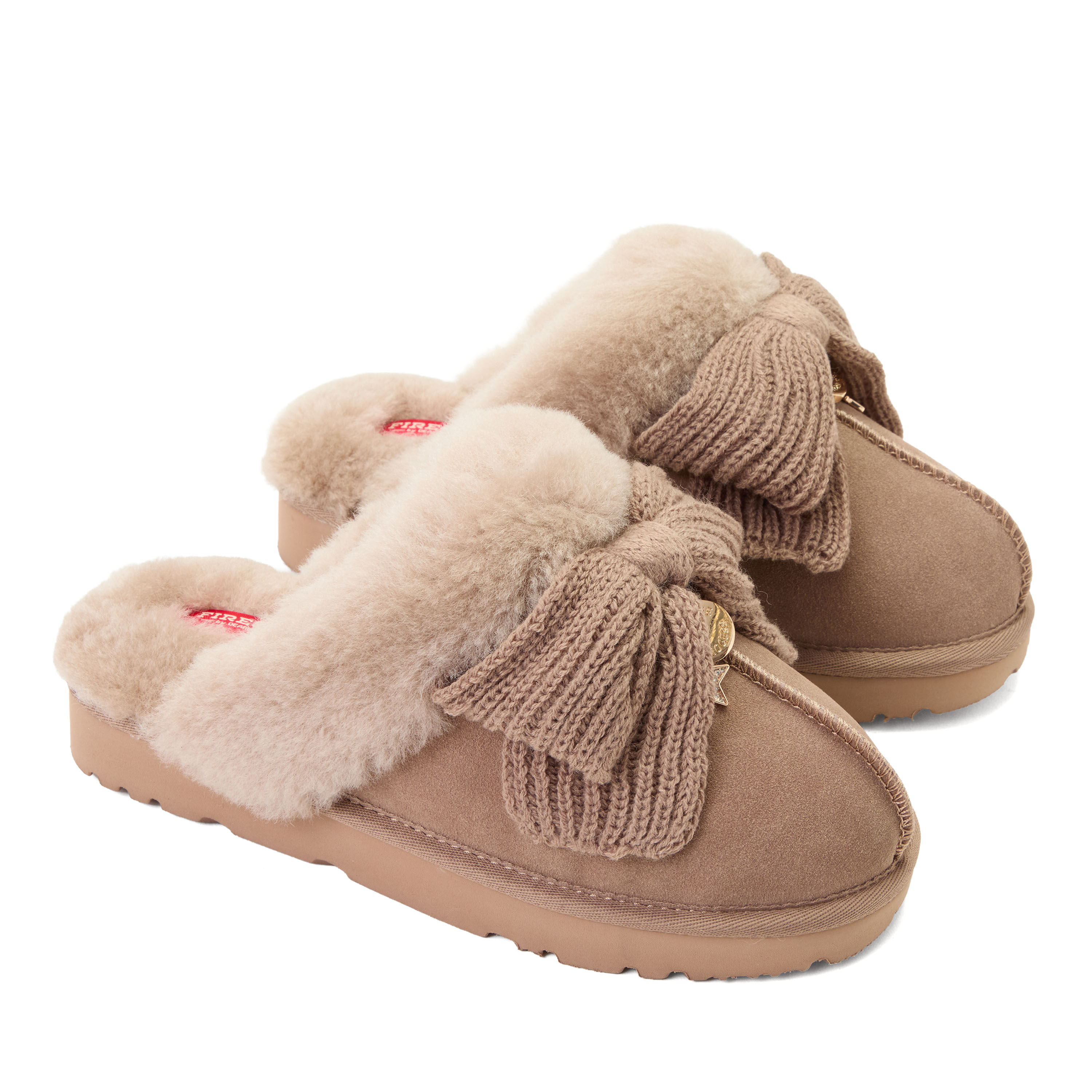 Daniella Karagach&rsquo;s Women's Fireside Suede Shearling Scuff