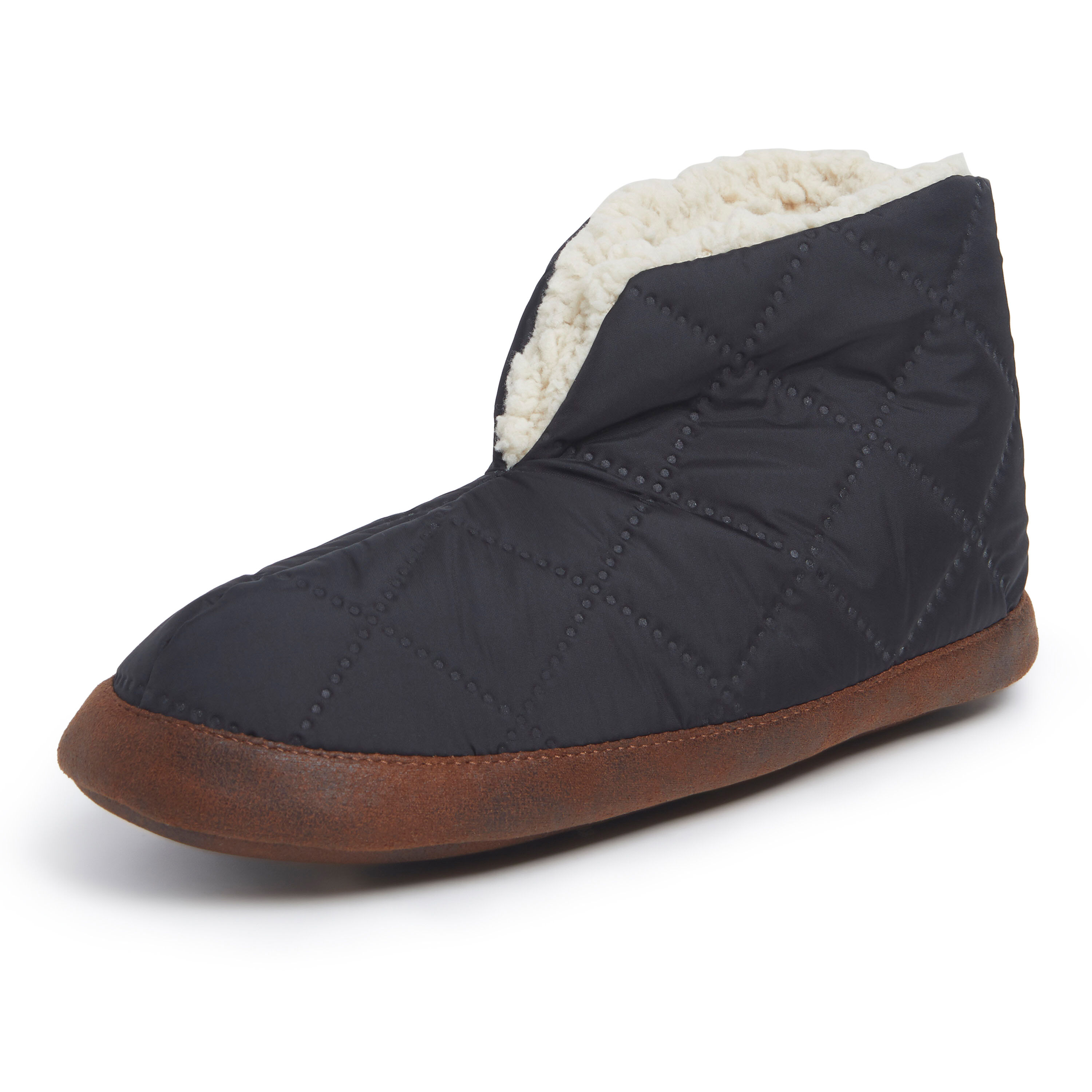 Mens best sale quilted slippers