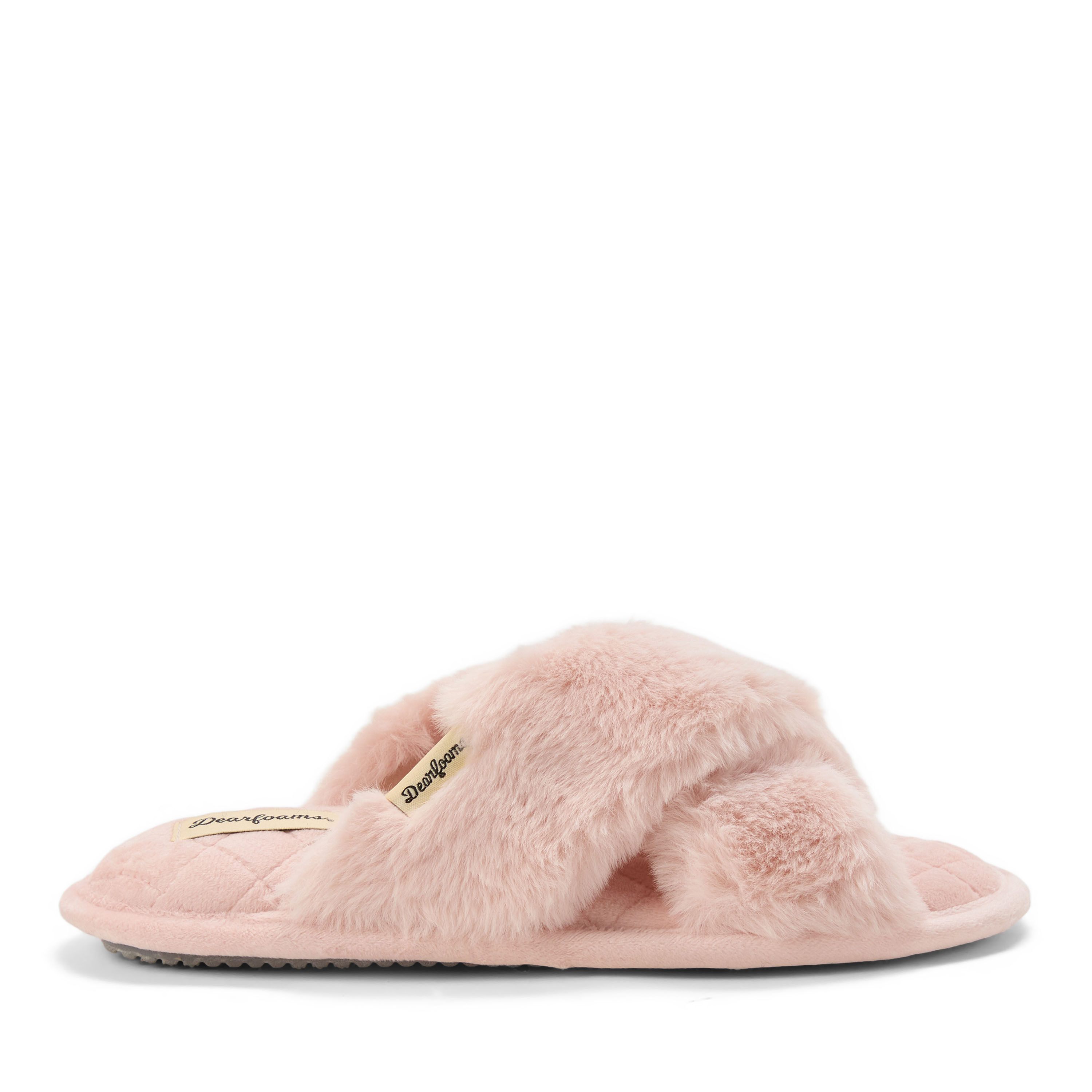 Women's Jessica Furry Crossband Slide Slipper