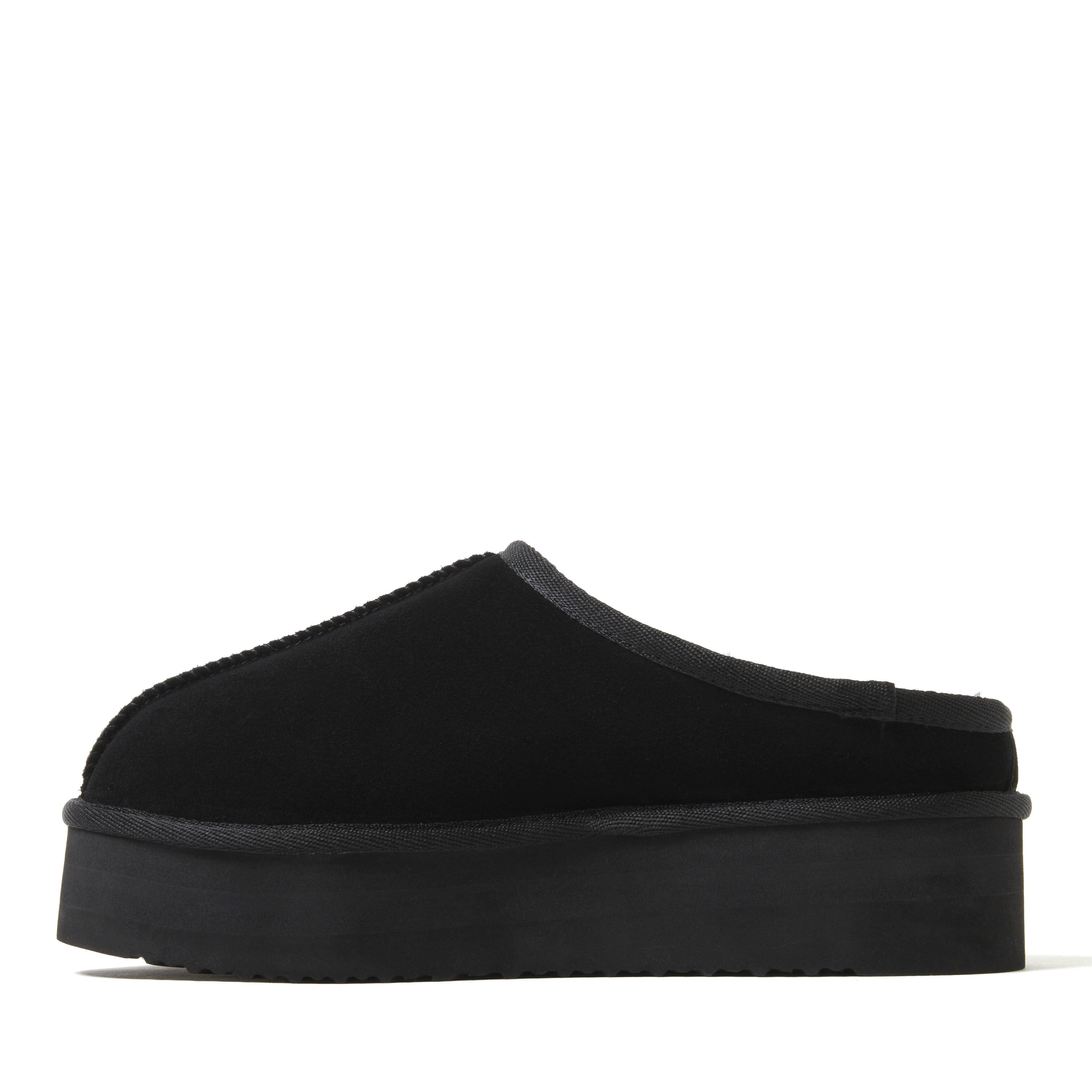 Women's Fireside by Dearfoams Queenstown Platform Genuine Shearling Clog